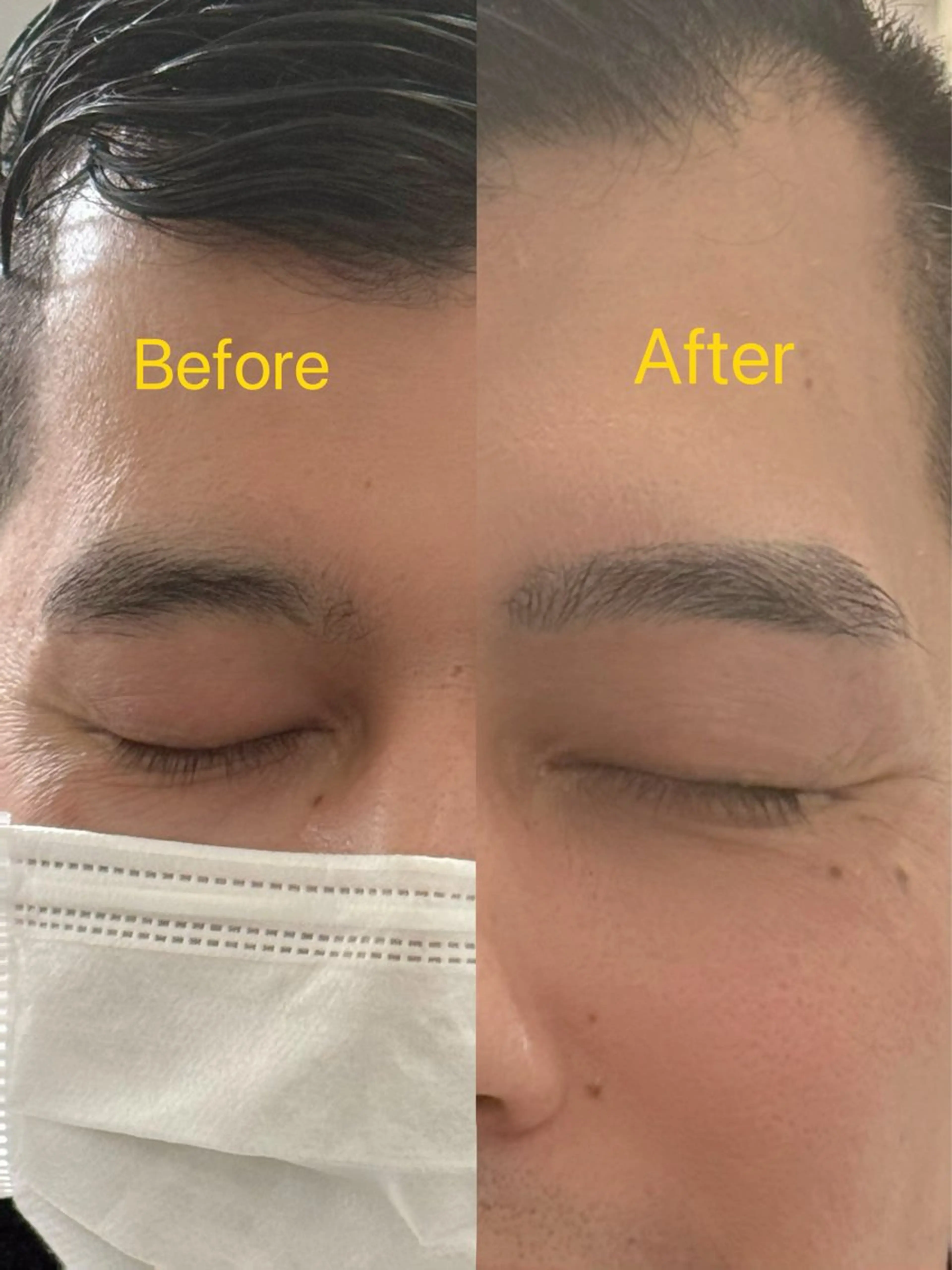 メンズ アイブロウ 吉田 杏珠の眉毛・アイブロウイメージ