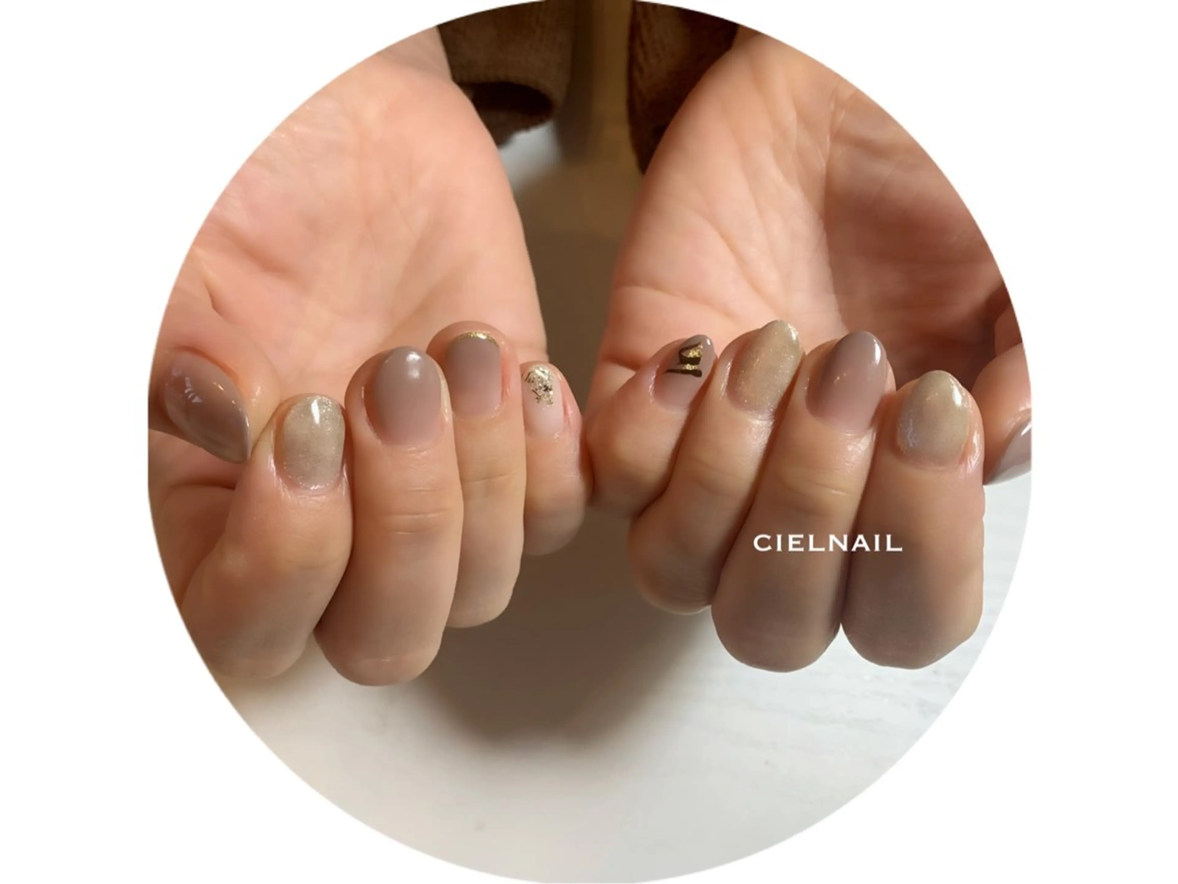 ミディアム cielnail 祇園のネイルデザイン