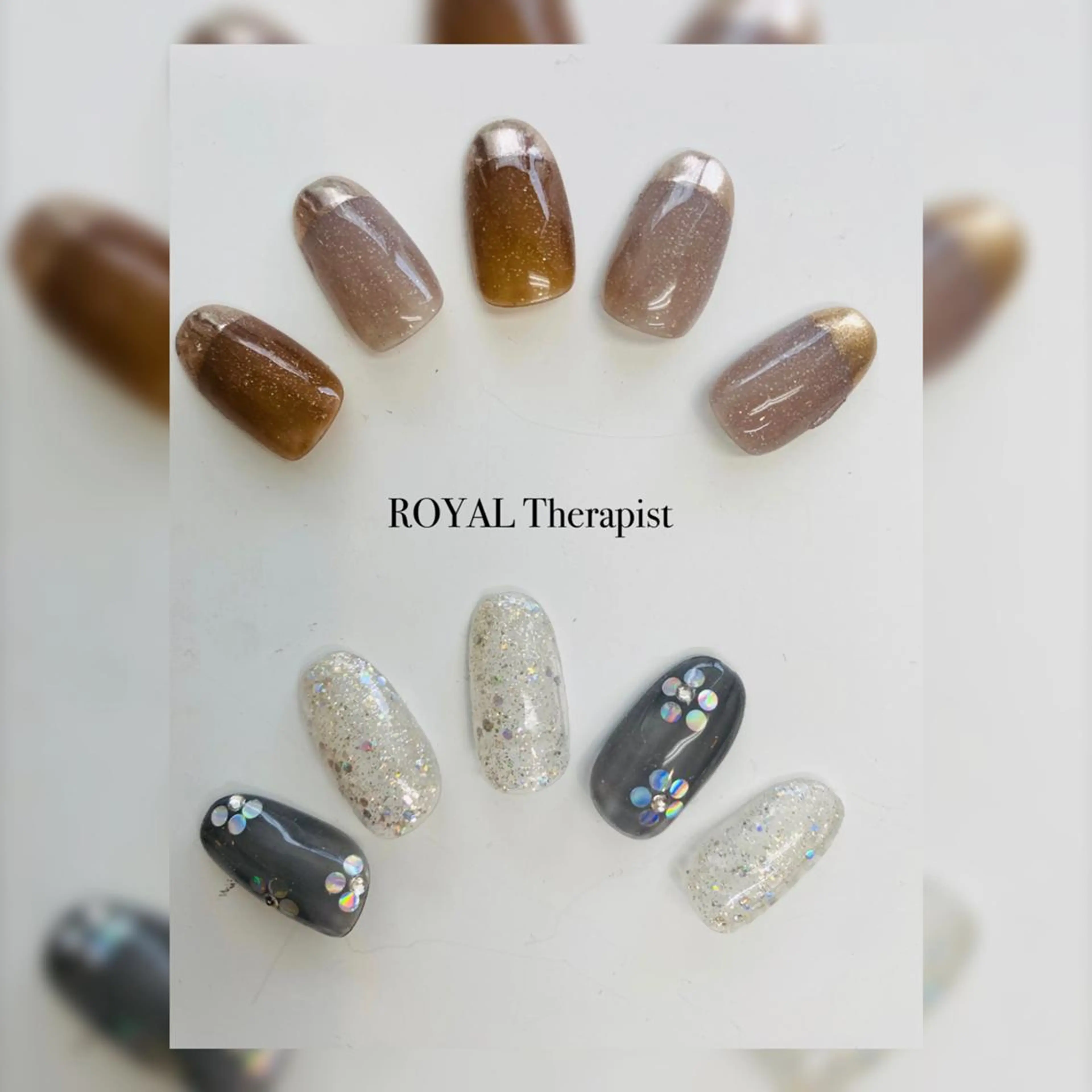 ネイル 【尾下】 ロイヤル•セラピストのネイルデザイン