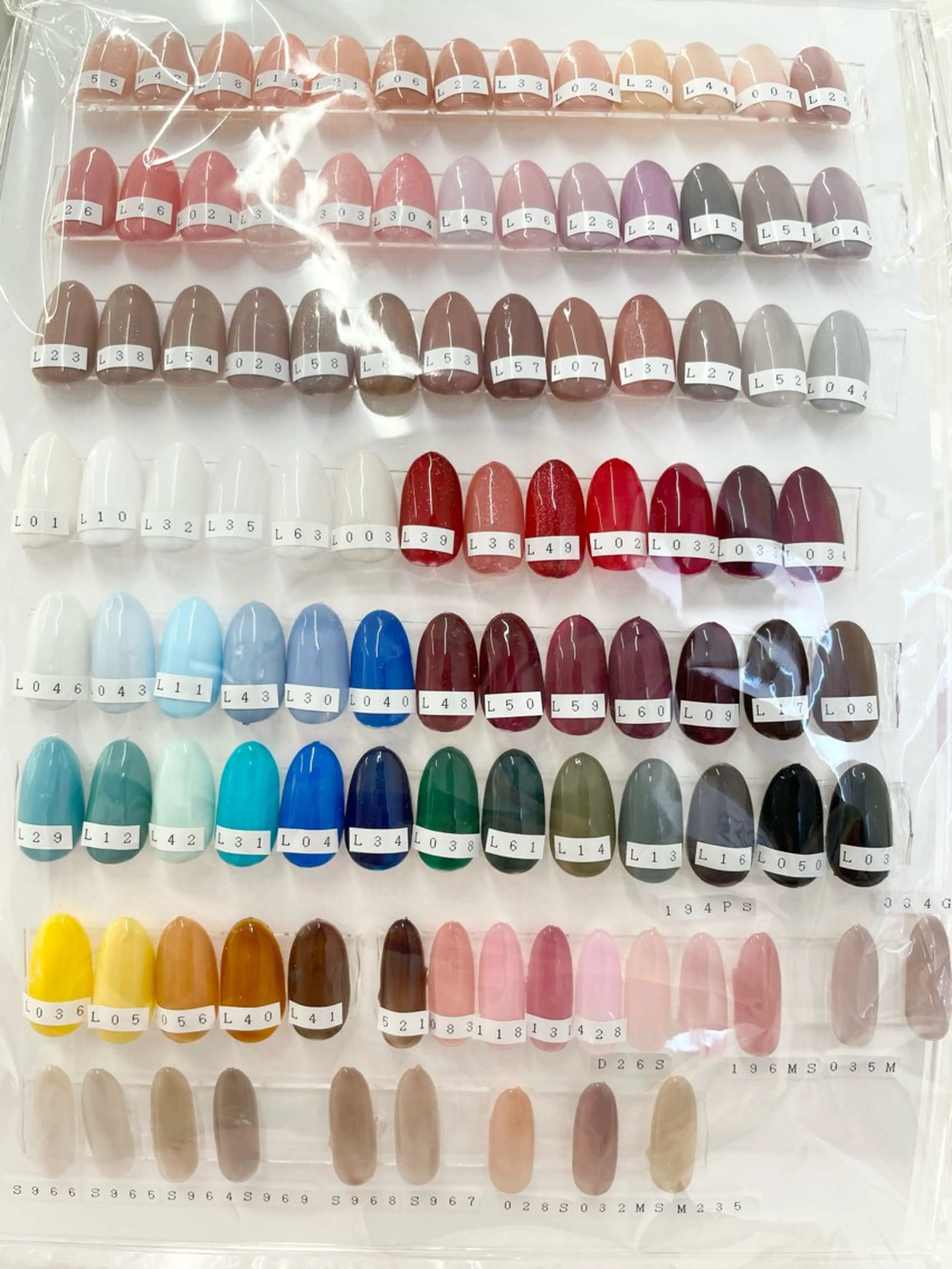 ハンド　ワンカラー(オフなし)の写真