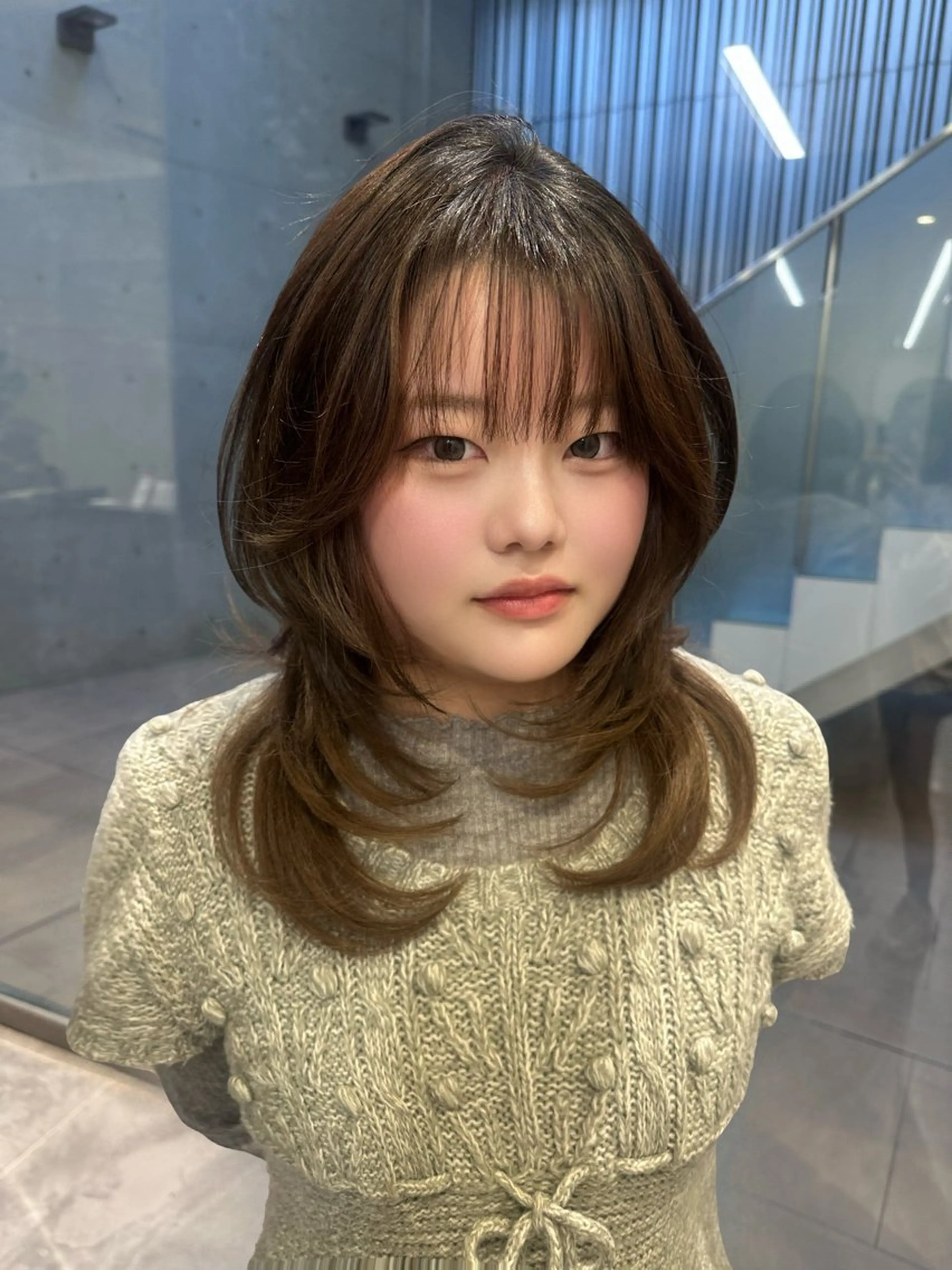 セミロング カット トリートメント RiA/レイヤーカッ ト/ハッシュカットのヘアスタイル