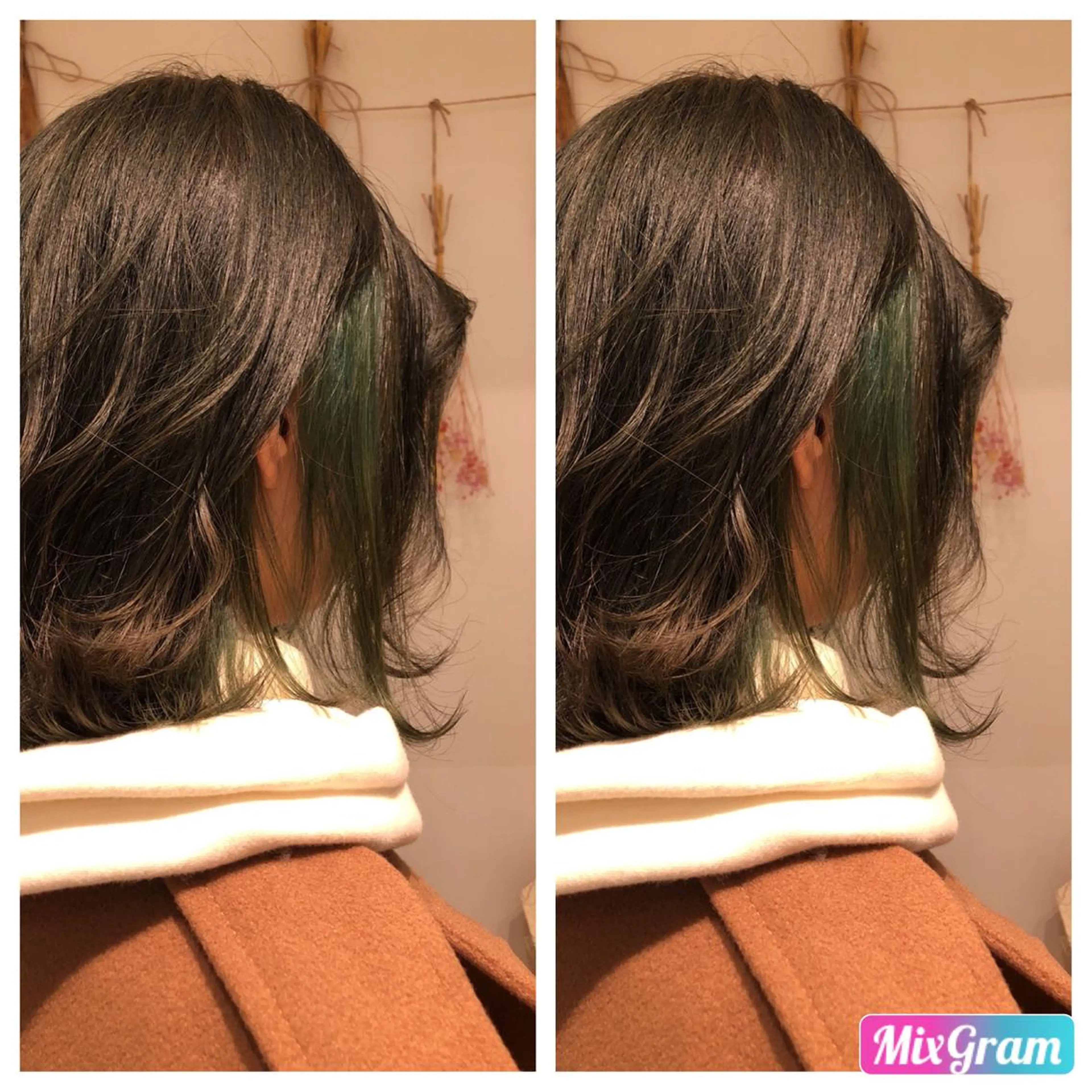 ミディアム カラー アッシュ はだゆうき @hadadan08のヘアスタイル