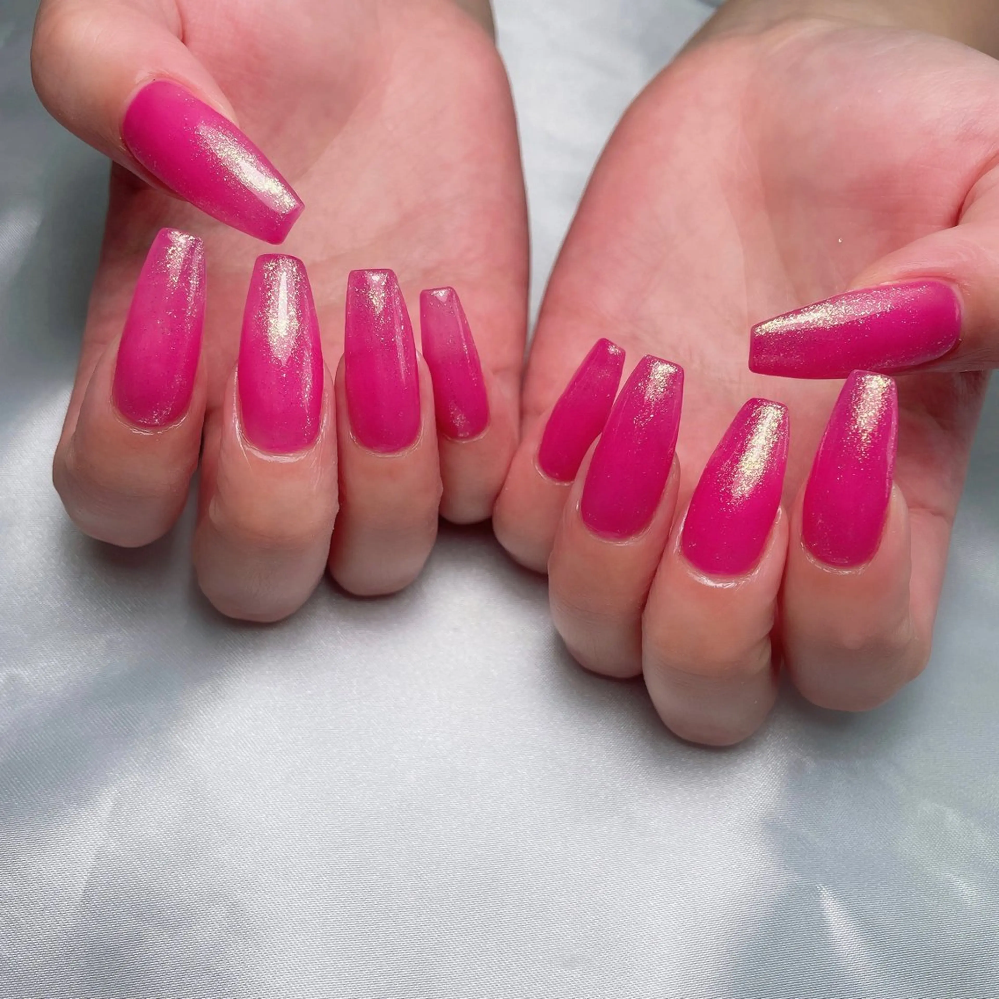 ネイル 長さ出し ラメ(グリッター) シンプルネイル ALL Nail &whiteningのその他イメージ