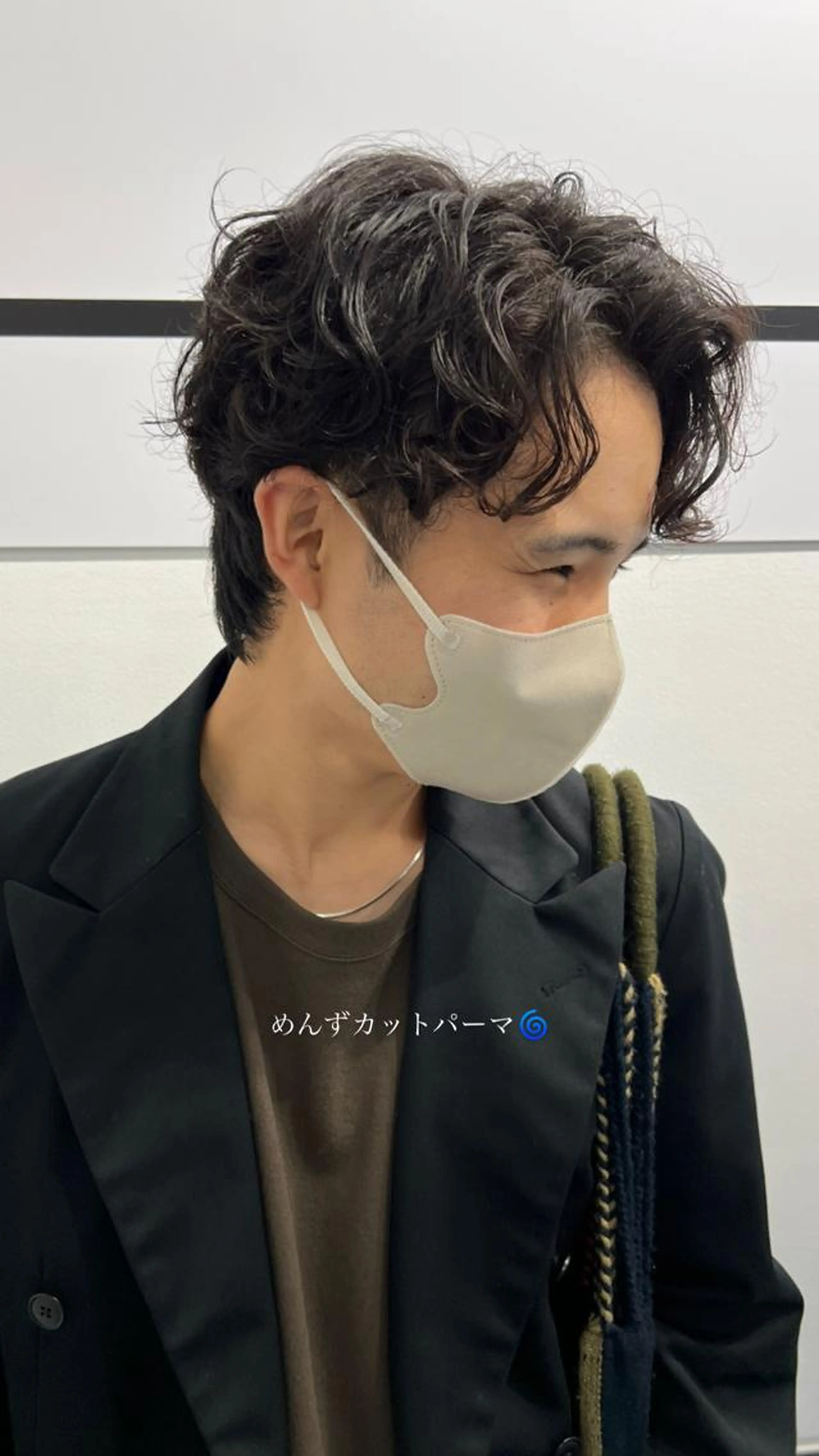 メンズカット+パーマの写真