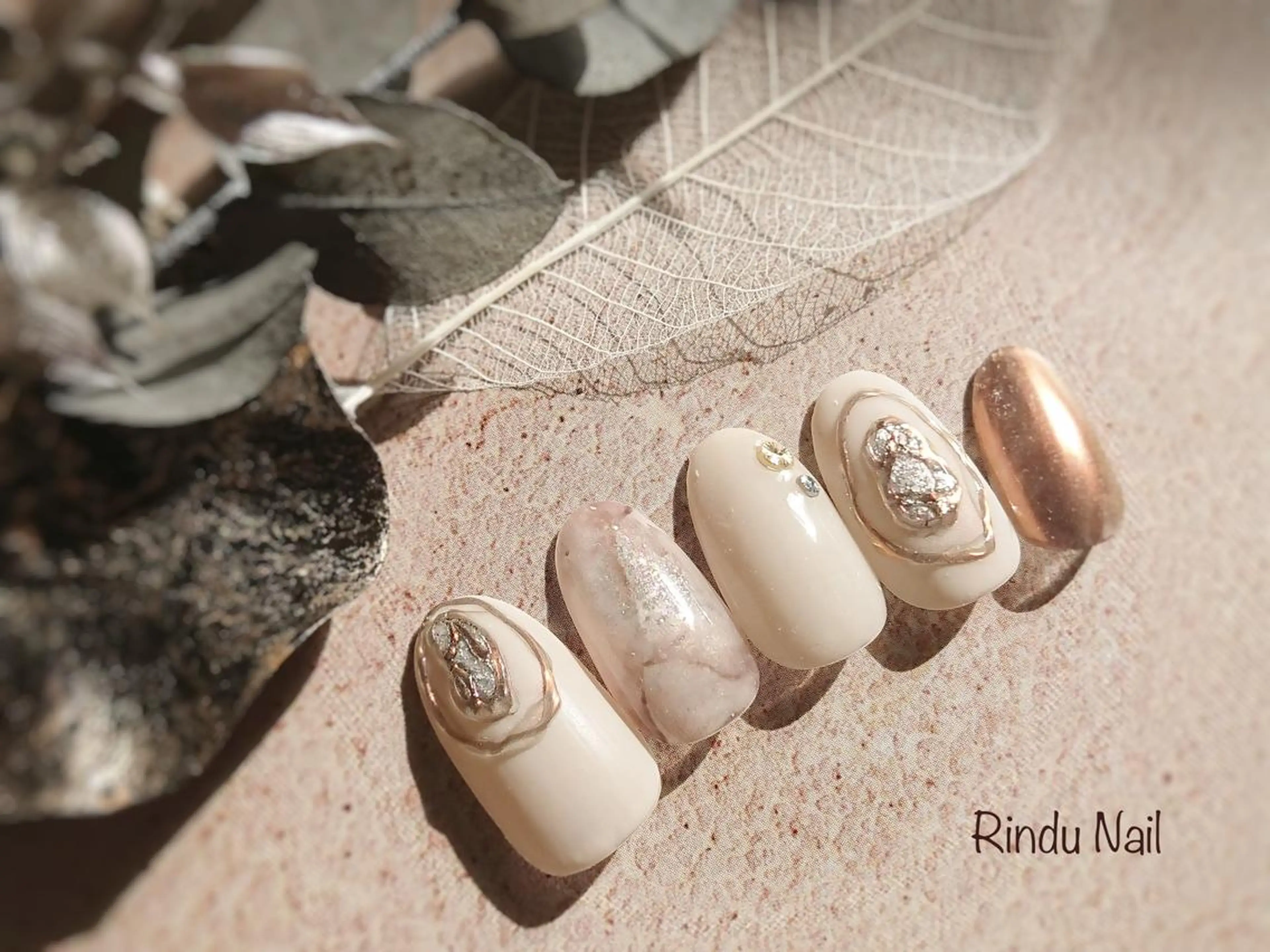 ネイル ニュアンスネイル Rindu Nail 上小田井ジュニアのネイルデザイン