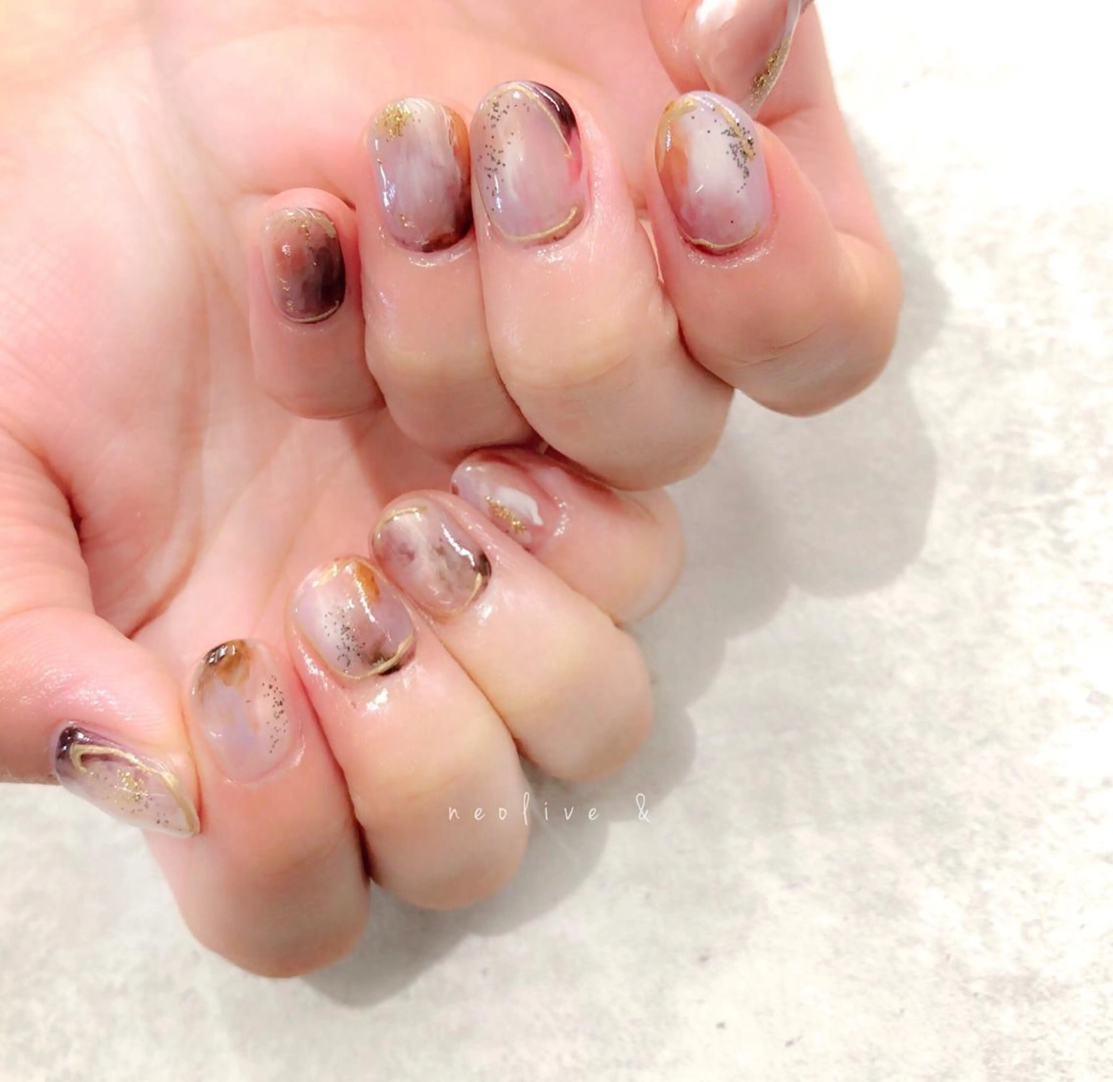 ネイル Yuriko Omi パラジェル/渋谷のネイルデザイン