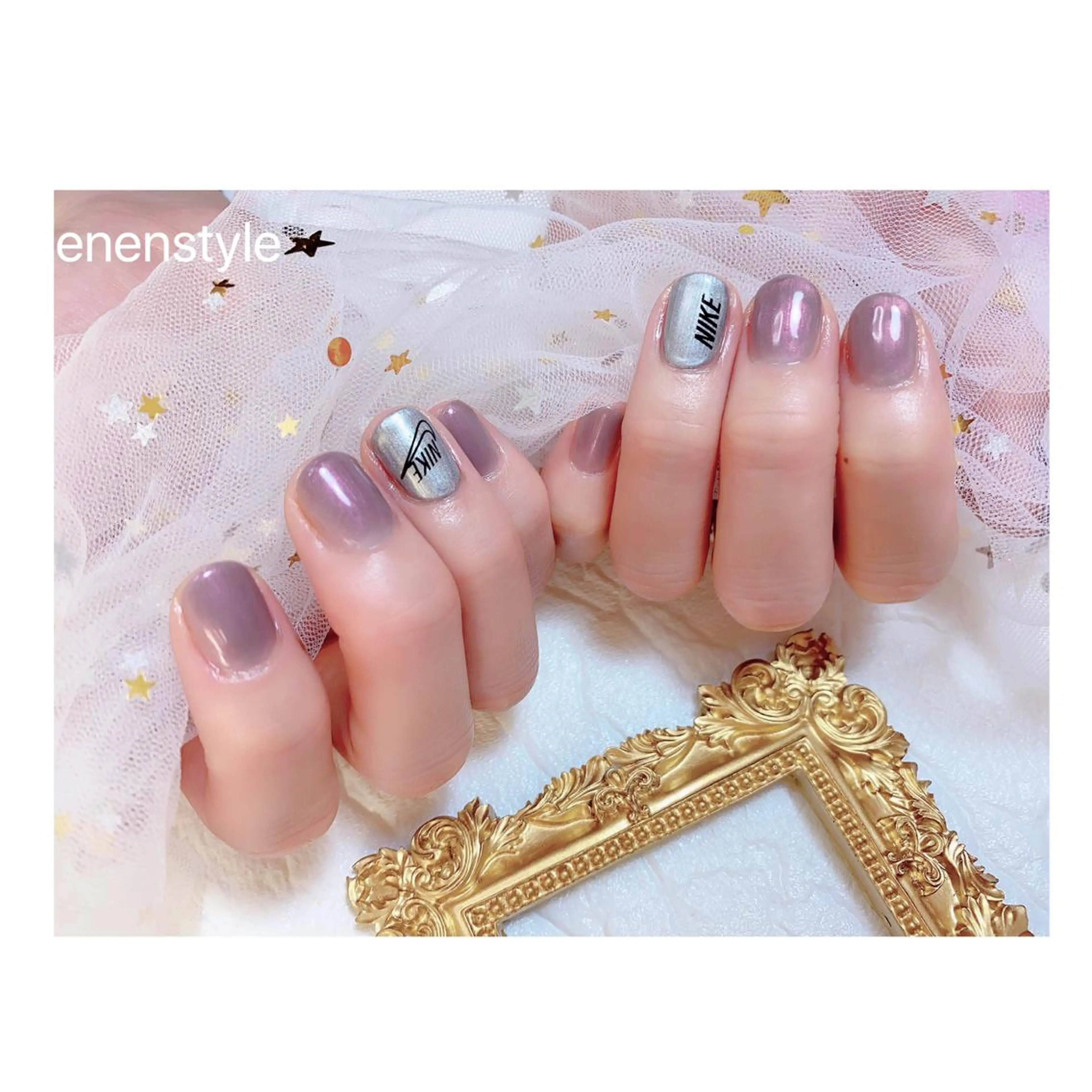 ショート ネイル ジェルネイル ニュアンスネイル オフィスネイル ワンカラーネイル パラジェル 👑enen style👑のネイルデザイン