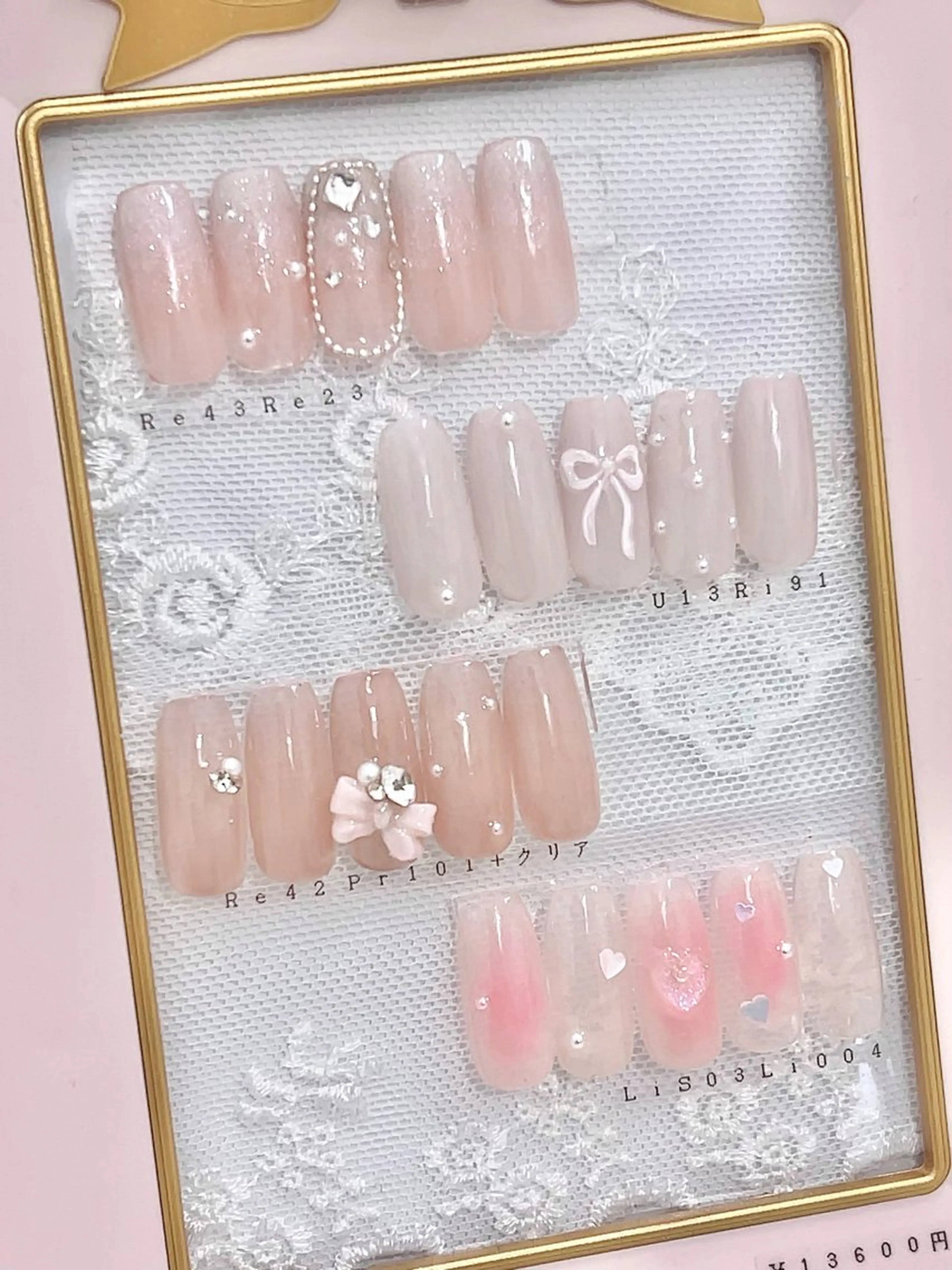 ネイル ガーリー ワンホンネイル nail_salon try_YOUのネイルデザイン