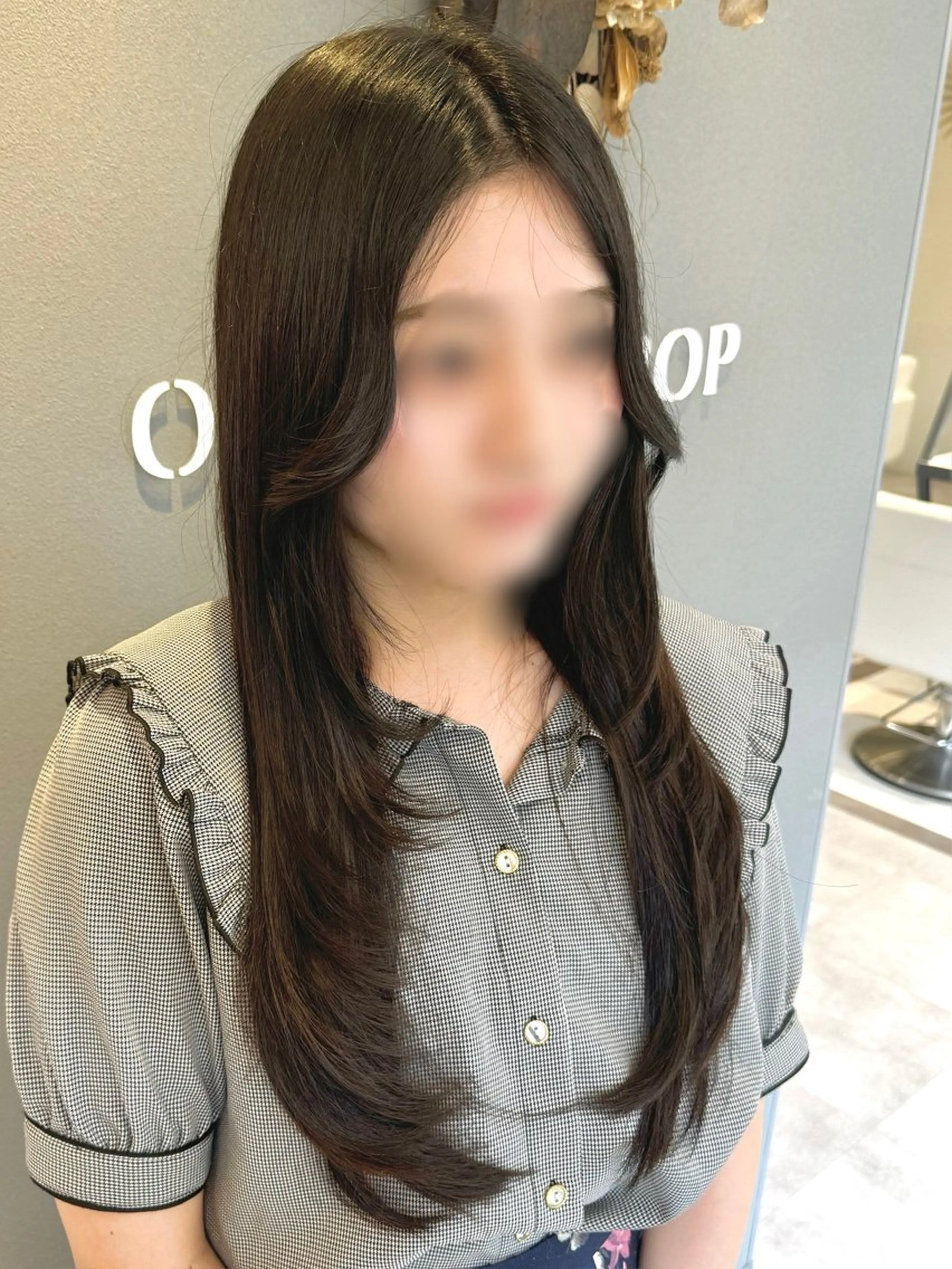 セミロング 巻ける美髪矯正/ 韓国ヘア/yutaのヘアスタイル