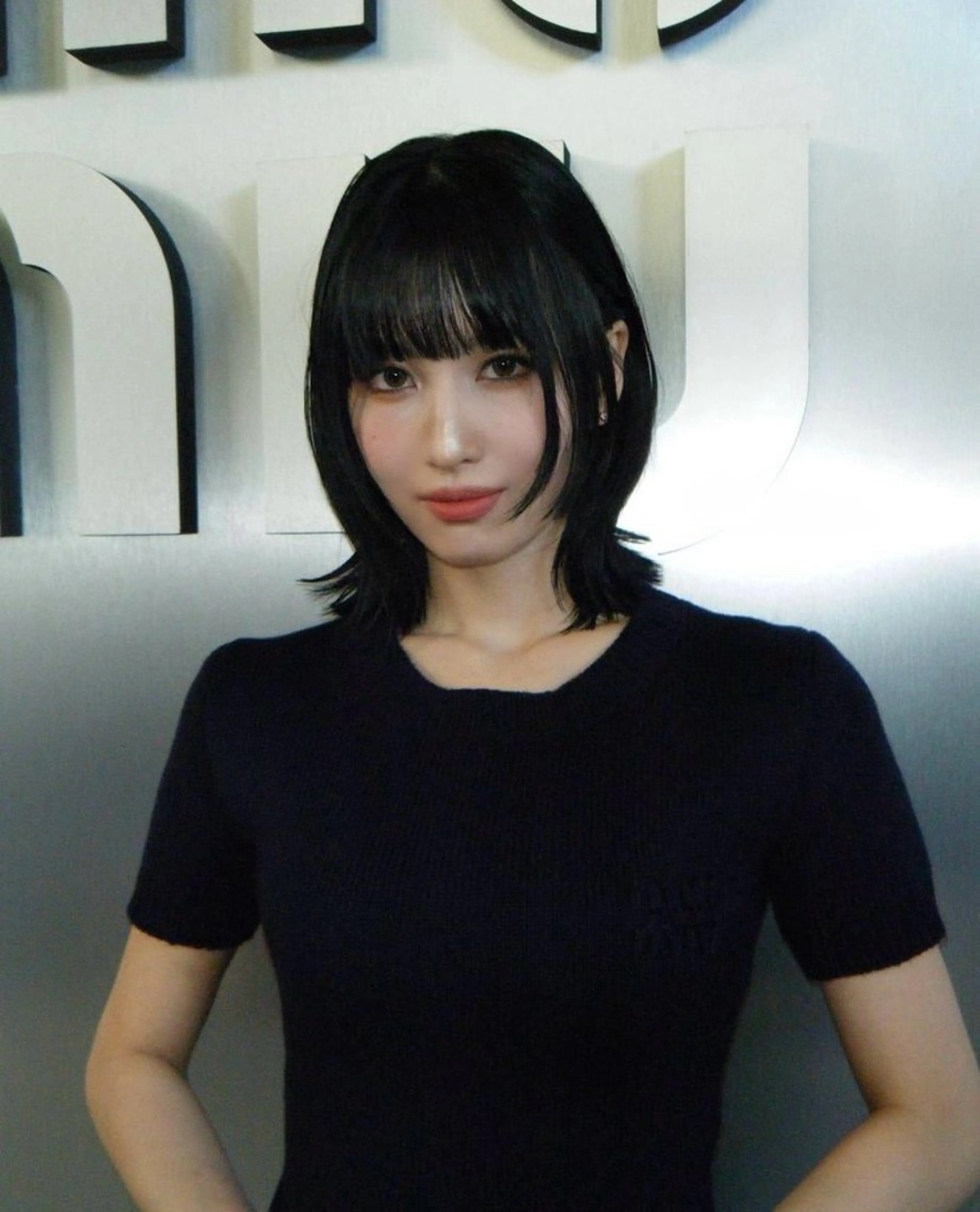 ミディアム カラー 黒髪 姫カット 髪質改善 レイヤーカット カット ヘアカラー トリートメント レイヤー/柔色 カラー/SAkiのヘアスタイル