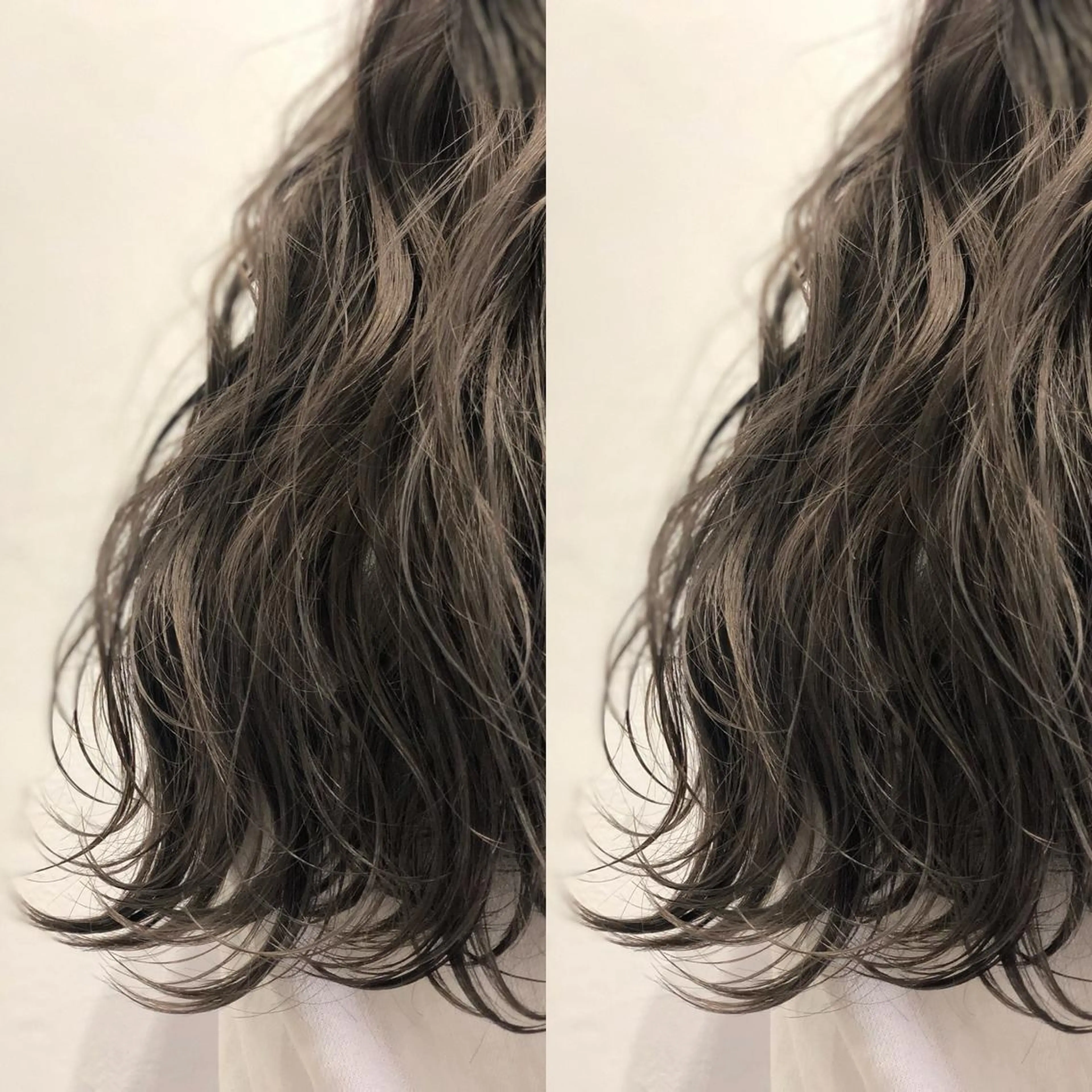 ロング カラー ダークグレー カット ヘアカラー トリートメント Tao所属・藤川 大智のヘアスタイル