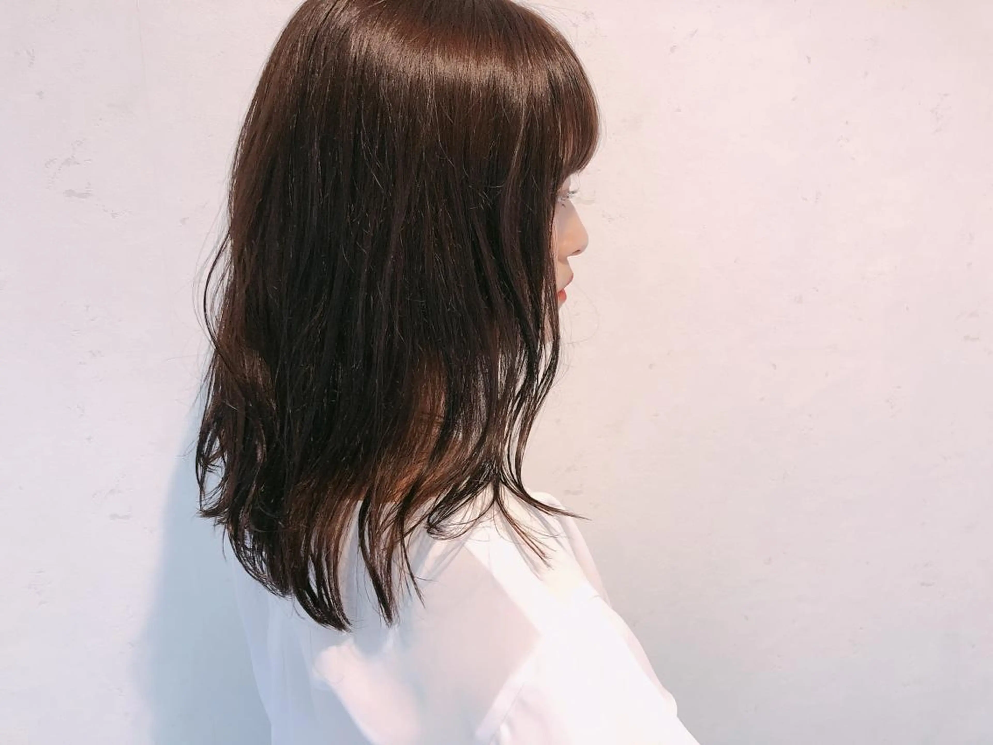 ミディアム カラー The book hand salon所属・伊藤 さやかのヘアスタイル