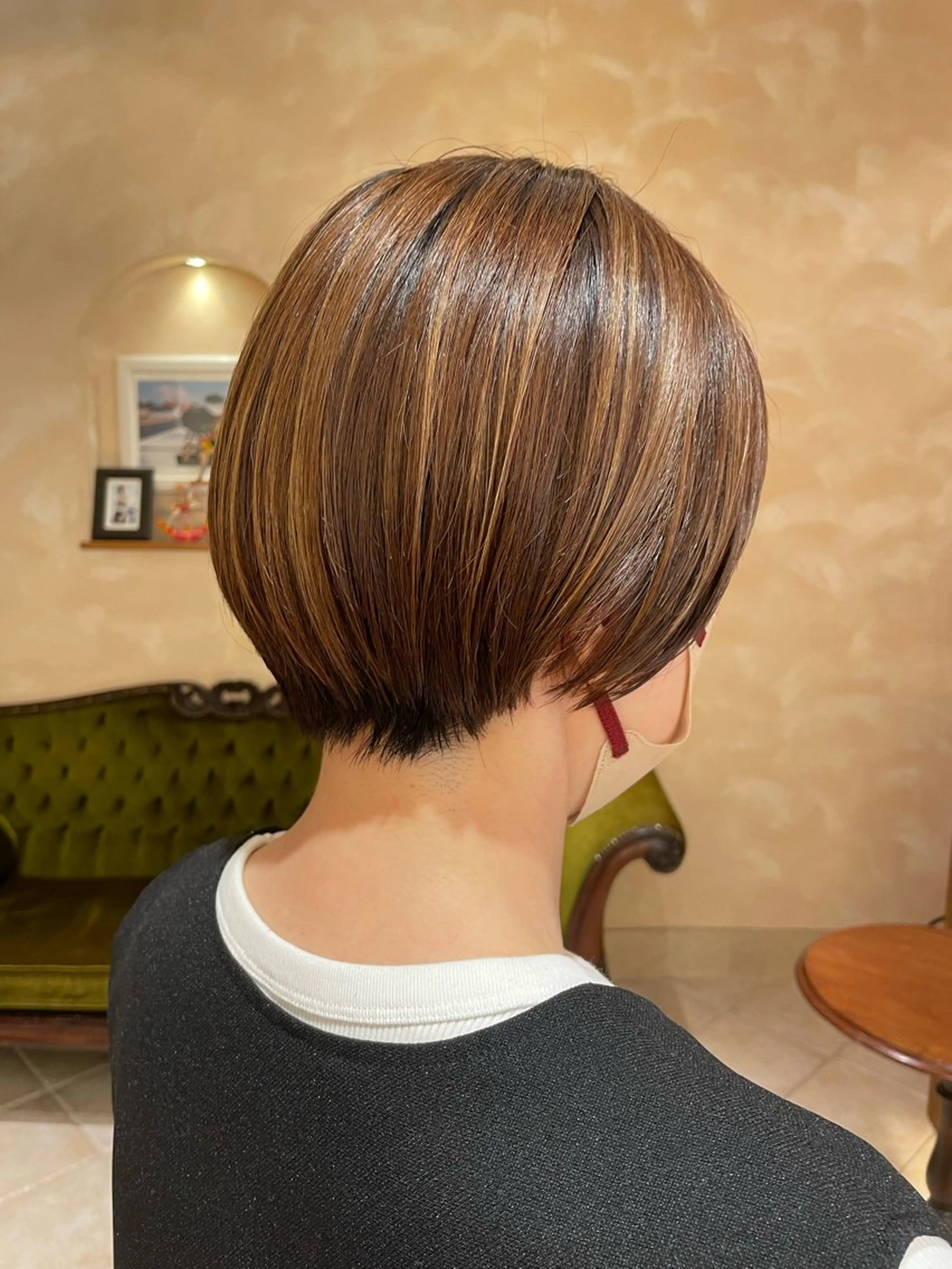 ショート ボブ ホノカのヘアスタイル