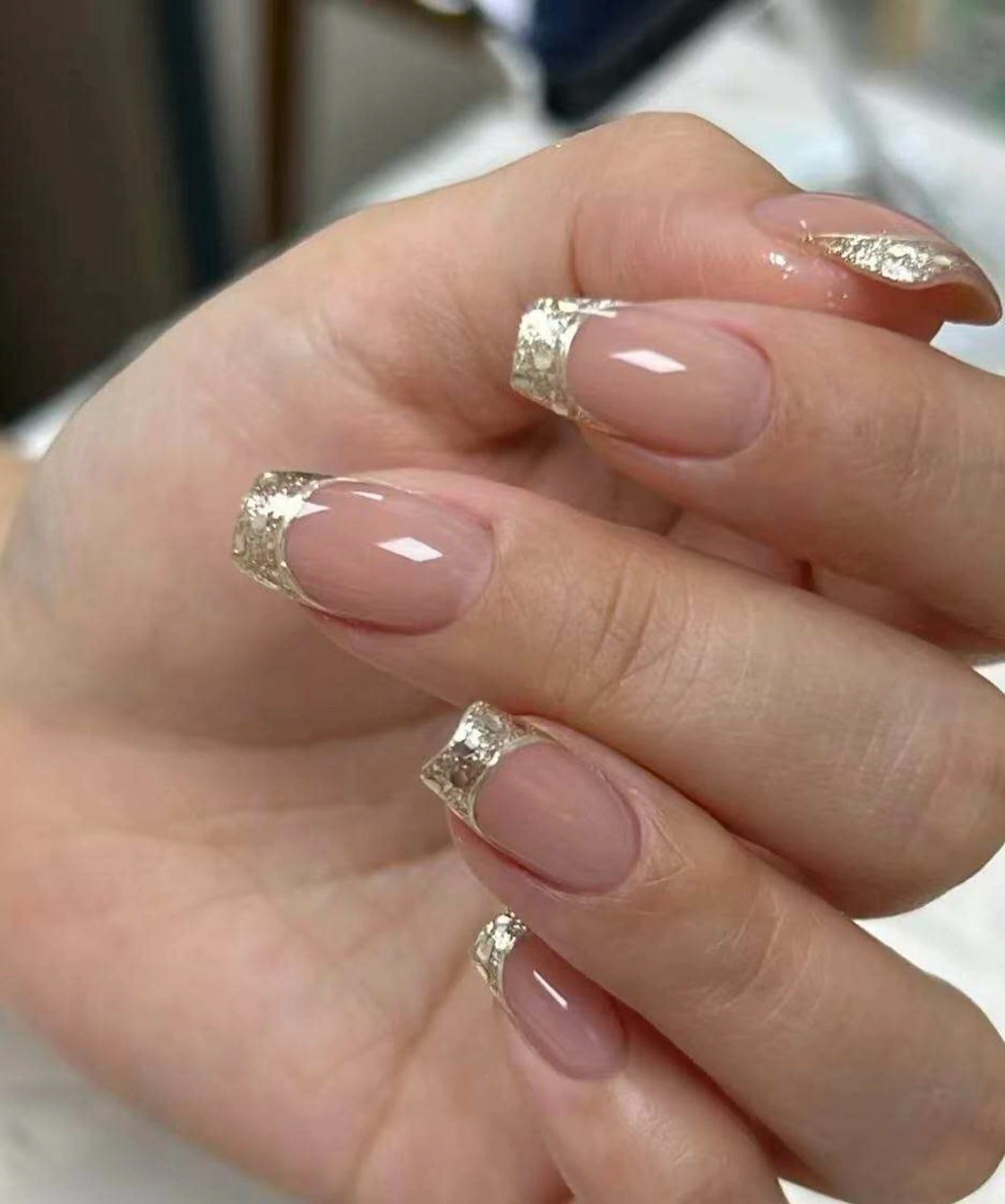 ネイル オーロラネイル フラワーネイル フットネイル フレンチネイル ジェルネイル ハンドネイル BabyYouMi nailのネイルデザイン