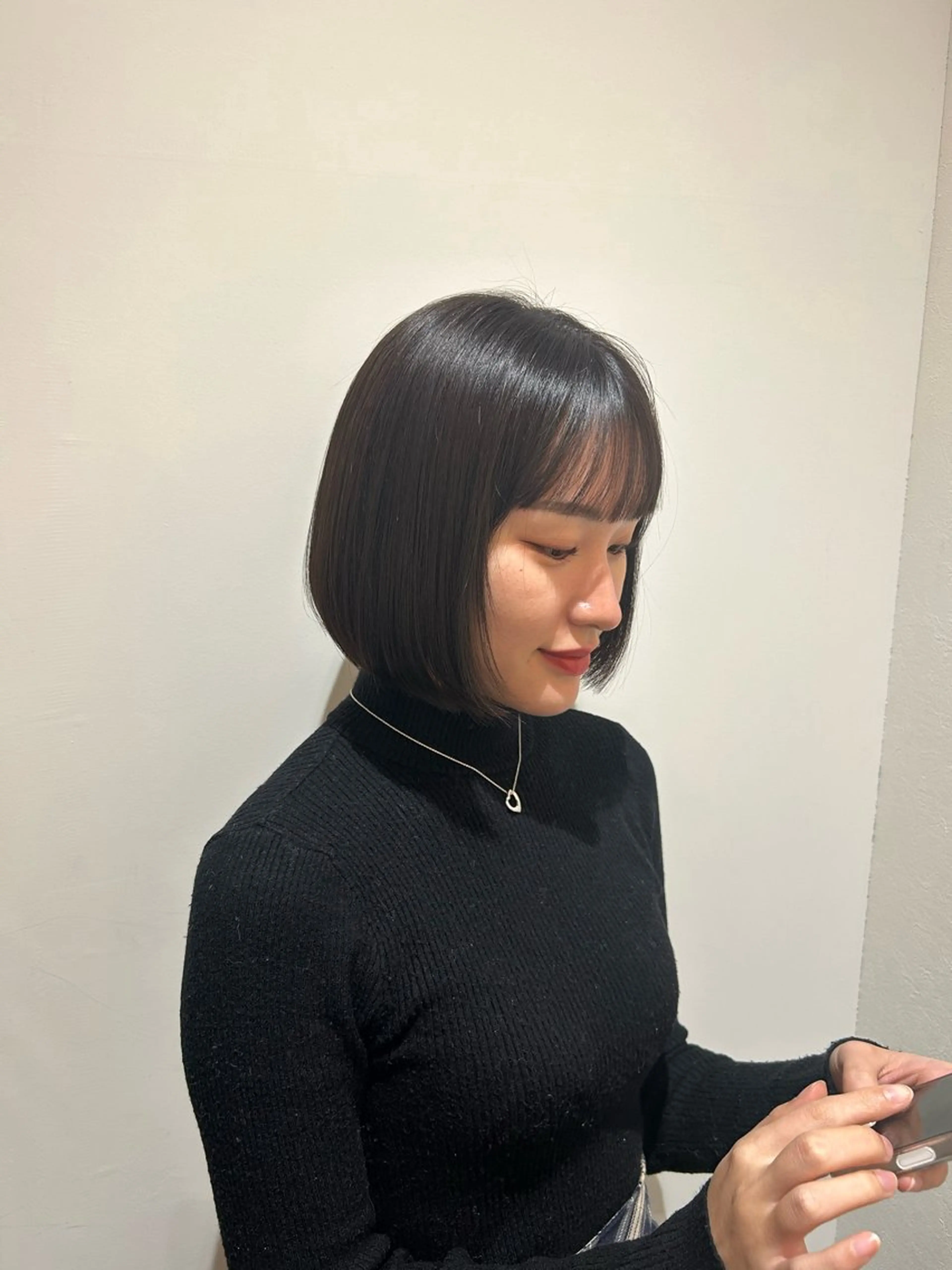 ショート ボブ ORANGEPOP 南船橋店所属・富 菜那里のヘアスタイル