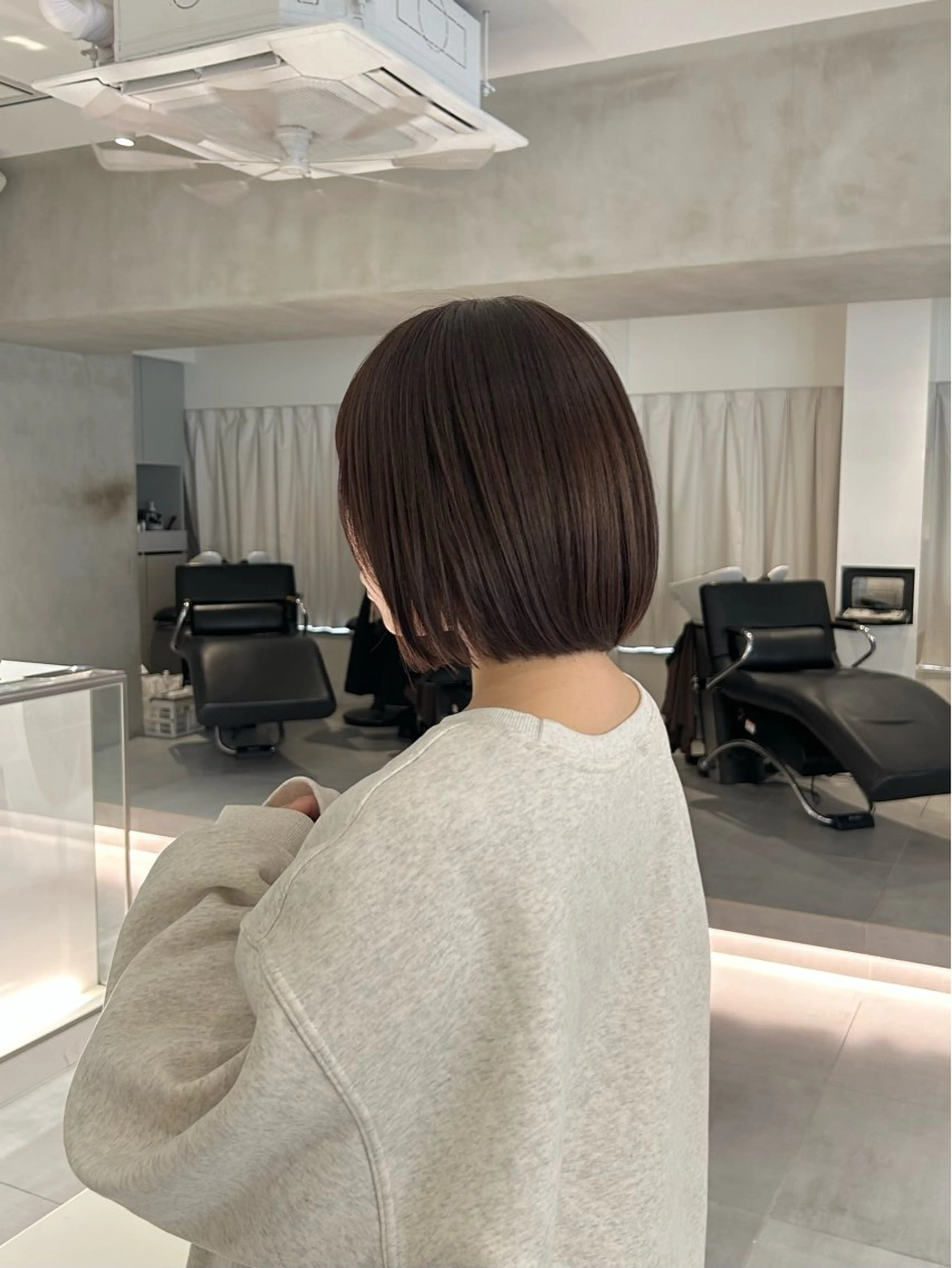 ミディアム カット ヘアカラー トリートメント 🧚つやさらhair 🧚manakaのヘアスタイル