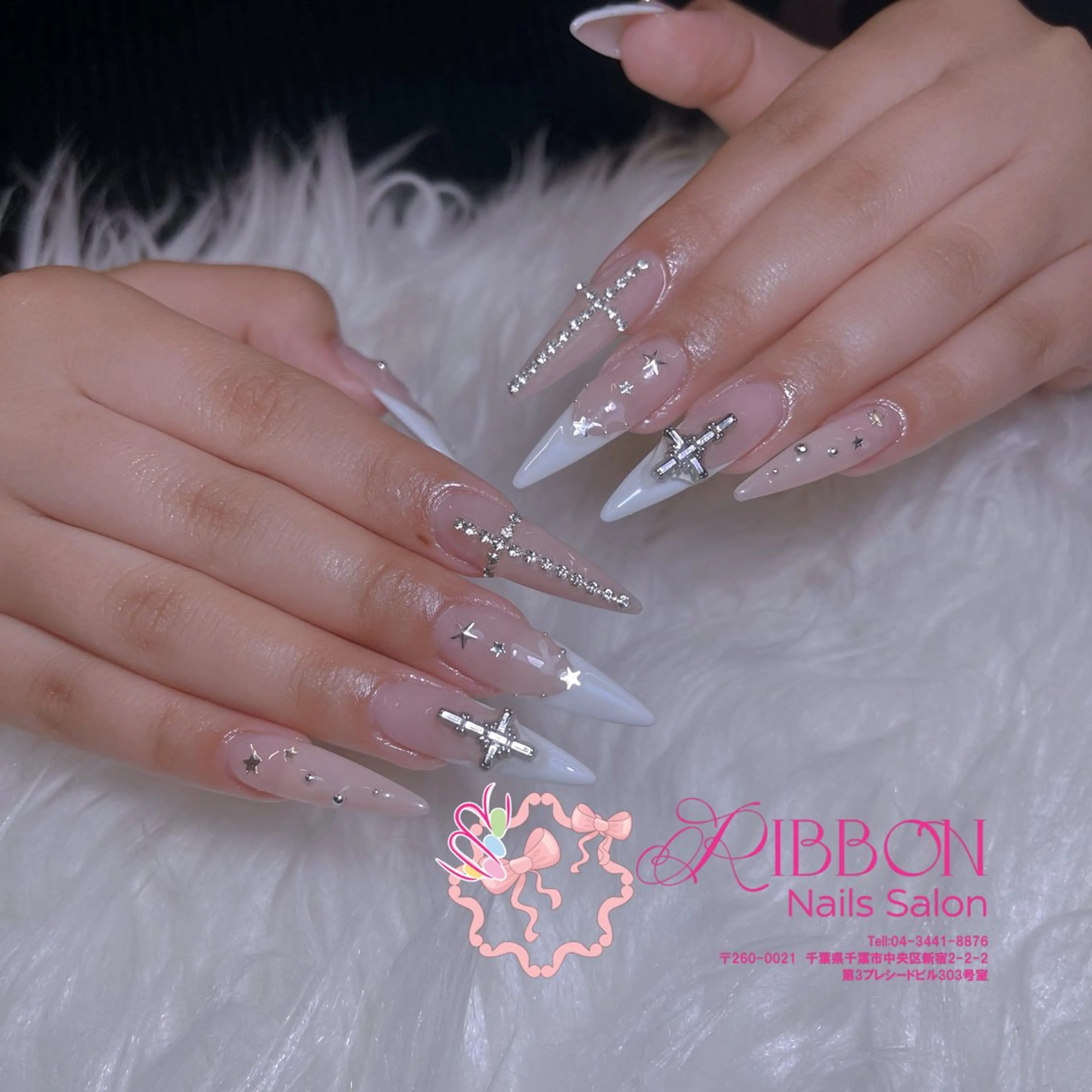 ネイル チークネイル フットネイル フレンチネイル グラデーション 韓国ネイル ハンドネイル Ribbonnail salonのネイルデザイン