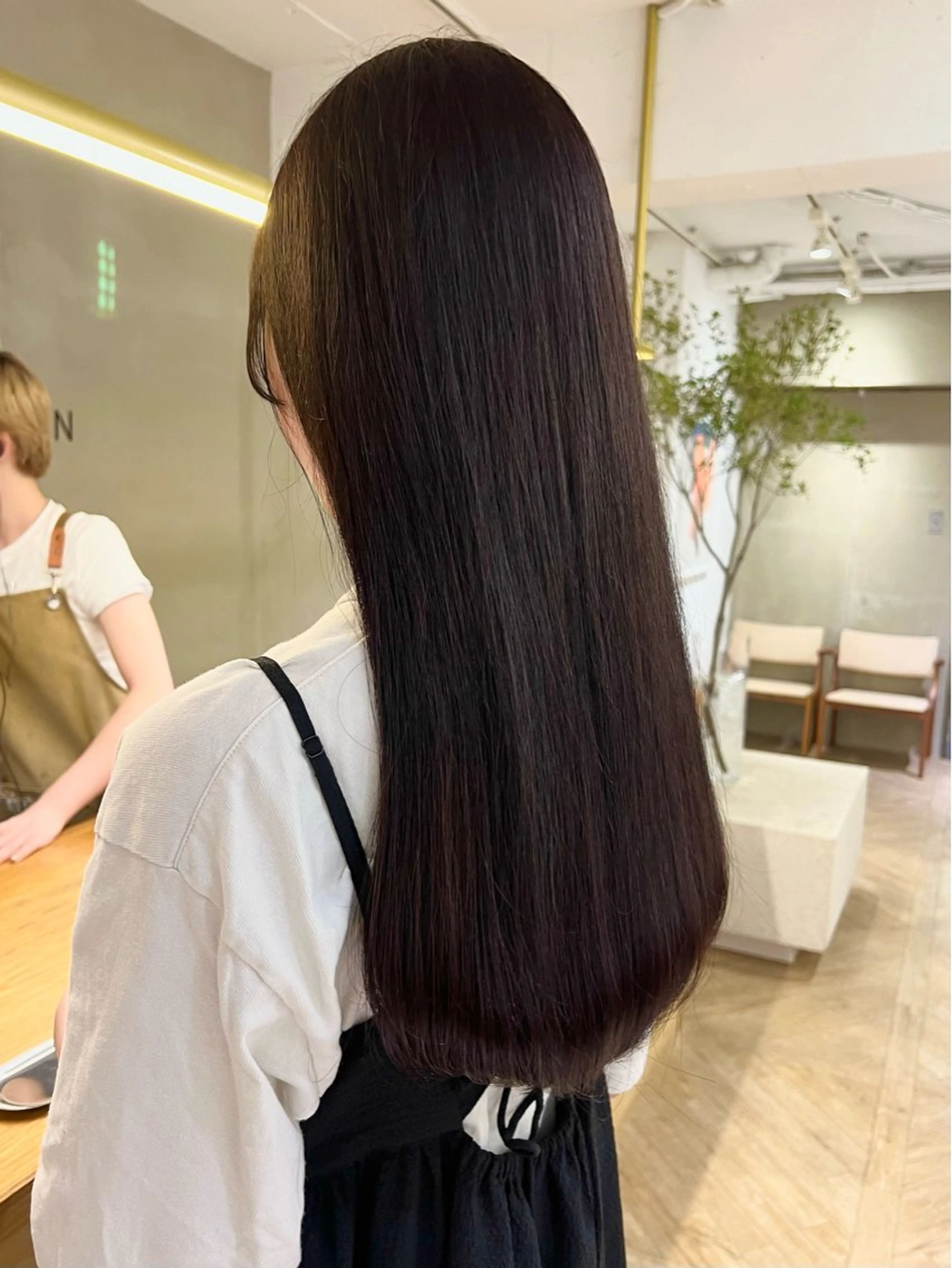 ロング カラー 透明感カラー カット ヘアカラー トリートメント レイヤーカット/暖色 カラー/mao🎀のヘアスタイル