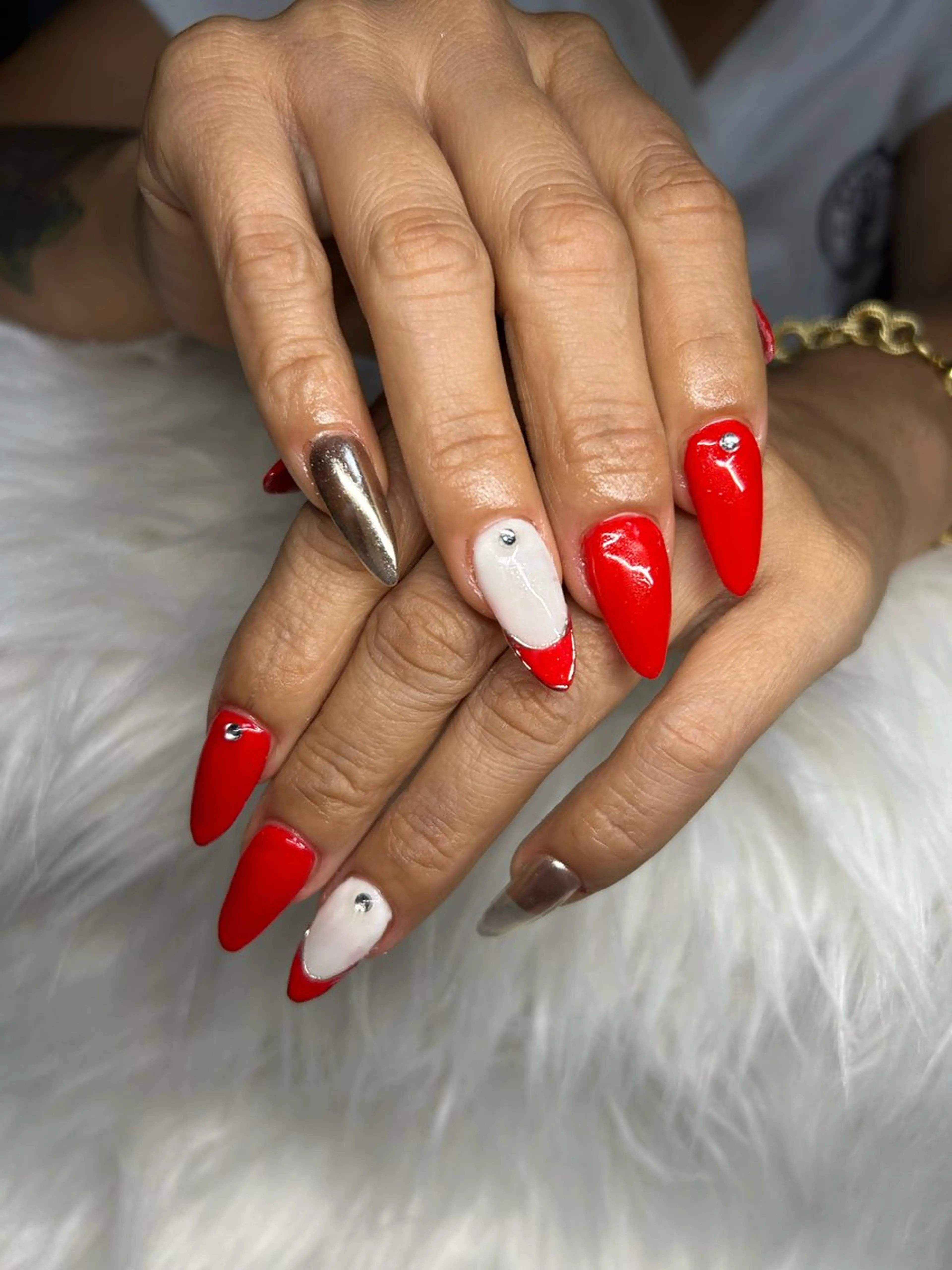 ロング ハンドネイル Haruu_nail所属・古賀 はるみのネイルデザイン