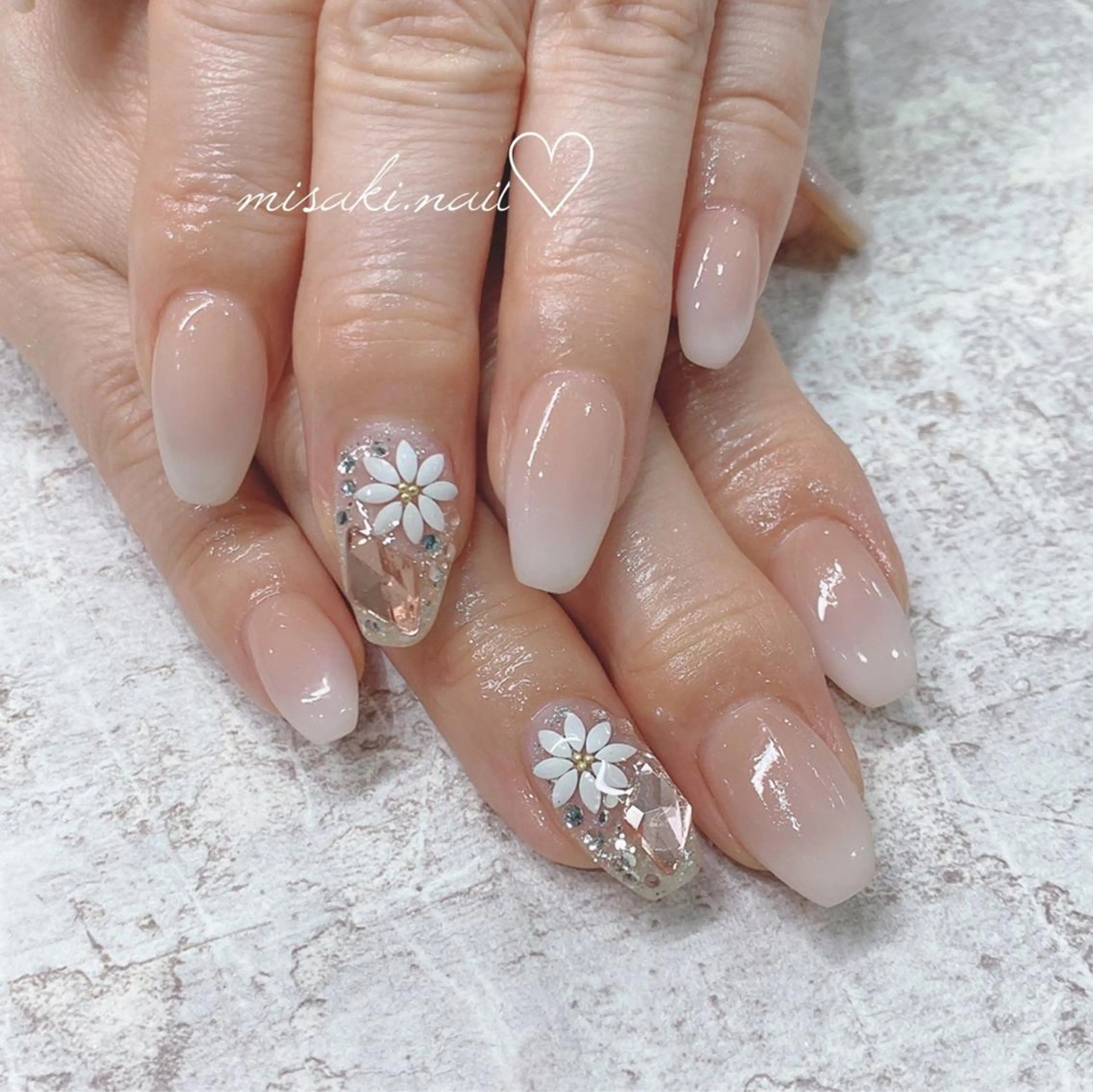 ネイル 韓国ネイル ワンホンネイル ハンドネイル nailsalon miinailsのネイルデザイン