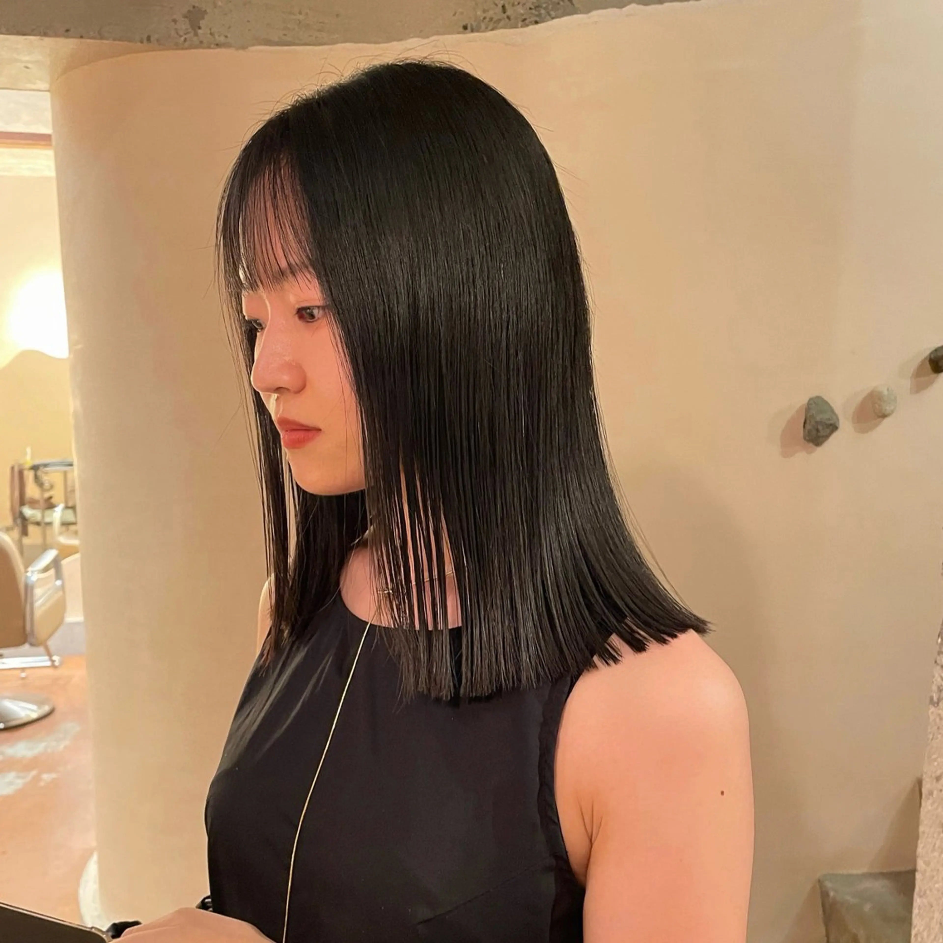 ミディアム 平尾/薬院*北谷治子 *艶髪レイヤーカットのヘアスタイル