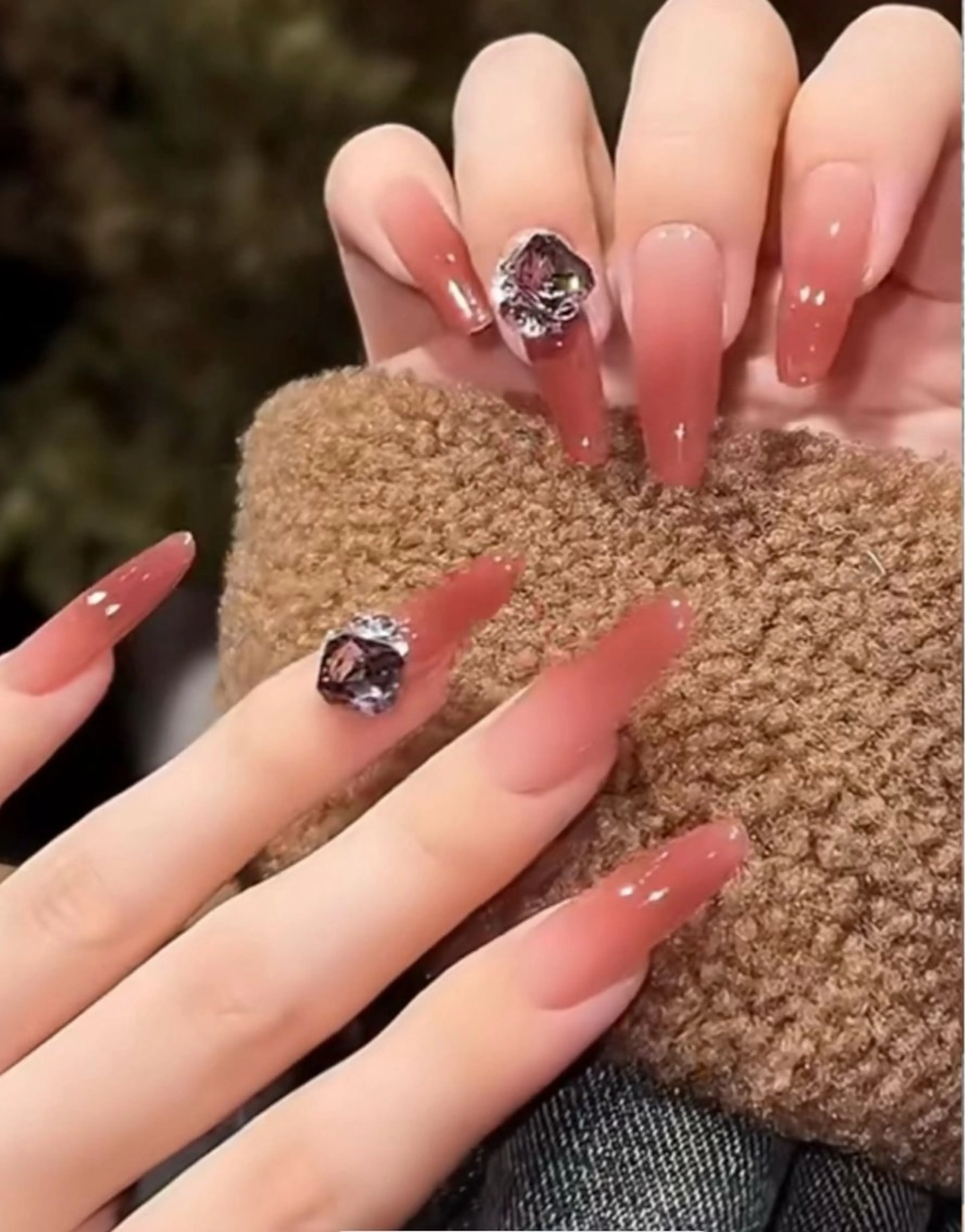 ネイル ハンドネイル H3 Nail Tsuki🦋💙のネイルデザイン