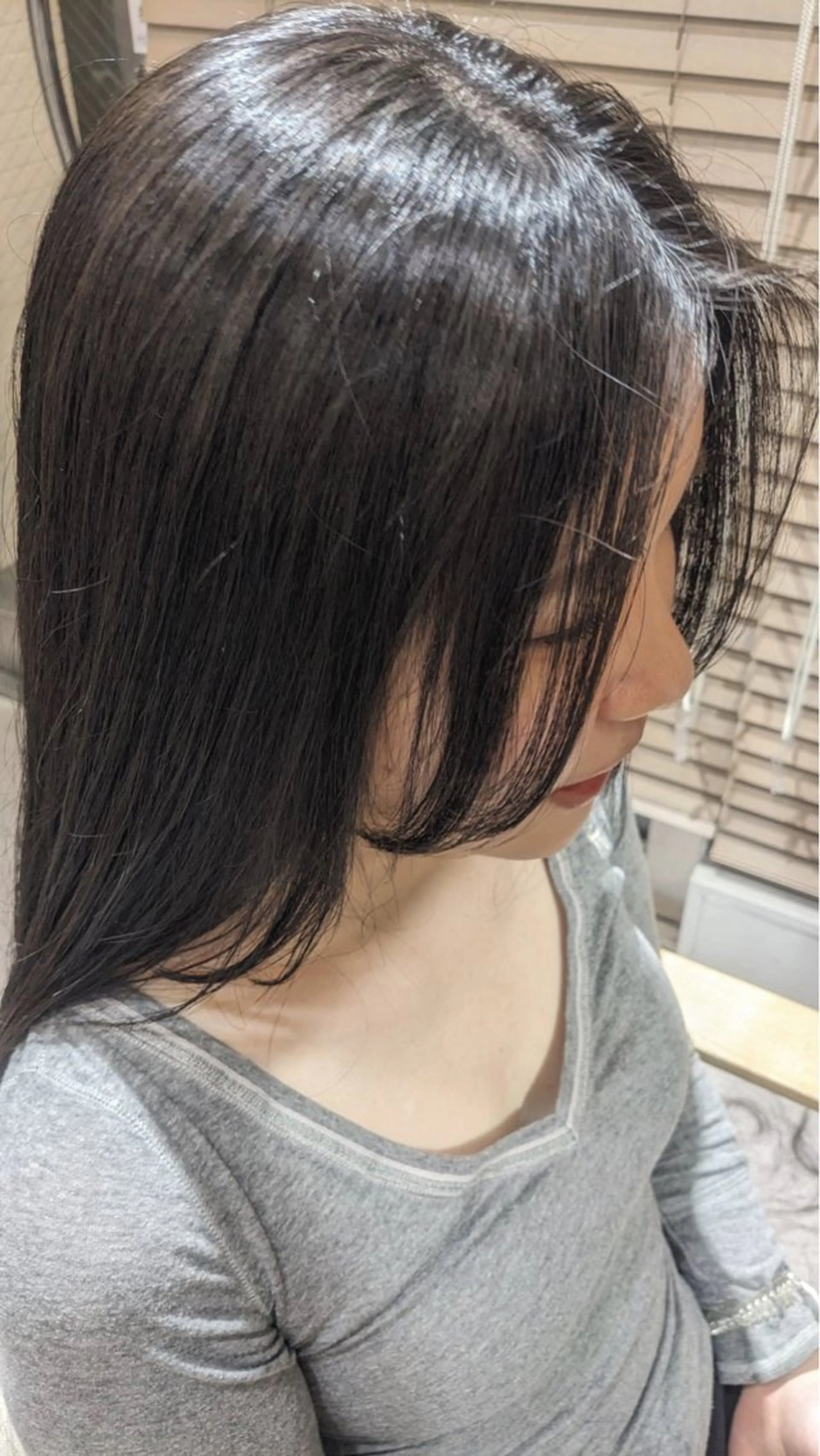 ロング 韓国風ヘア シースルーバング 🌈似合わせカット 中村隆寛のヘアスタイル