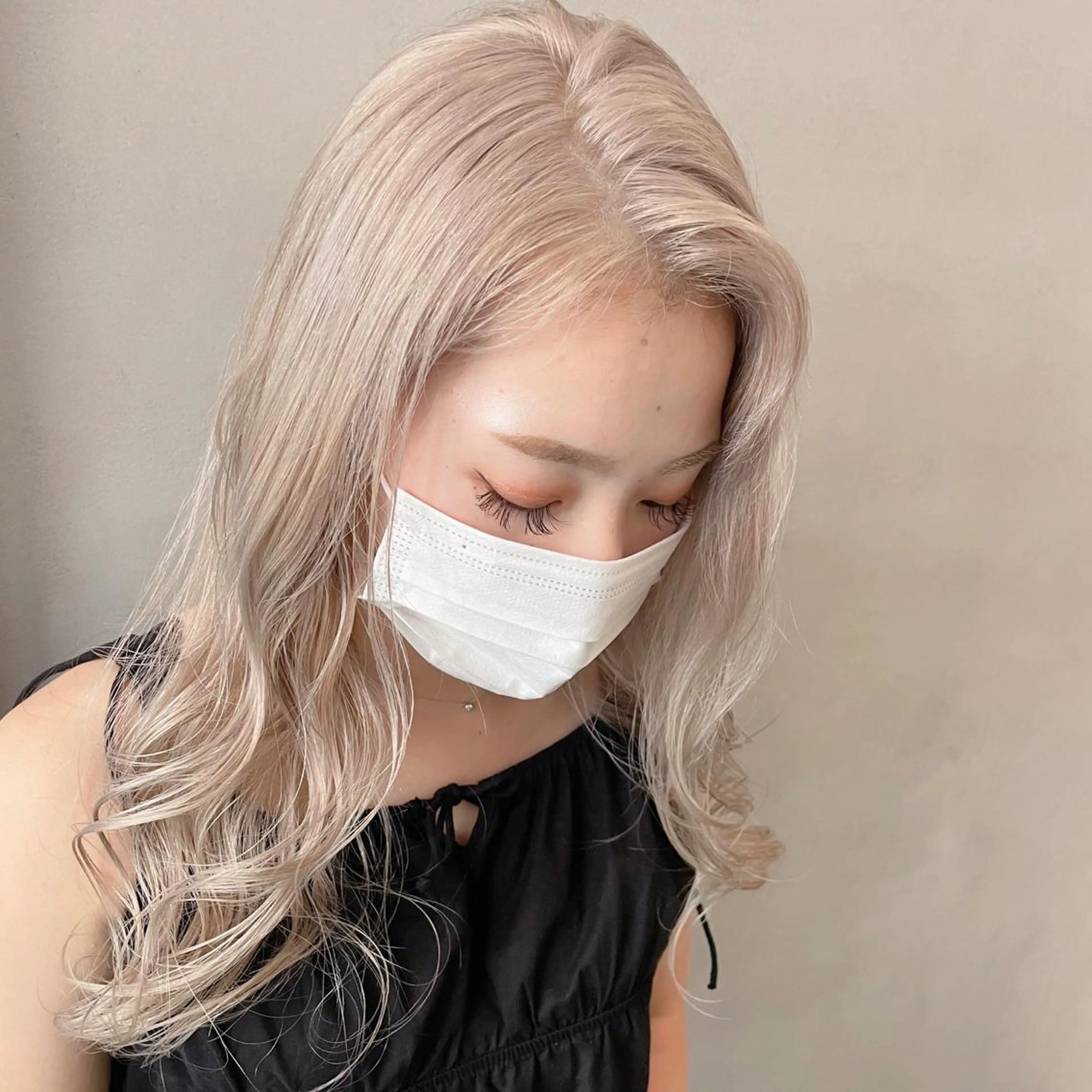 ロング カラー ハイトーンカラー ヘアカラー トリートメント MiL所属・✨ハイトーン✨ 濱田知孝のヘアスタイル