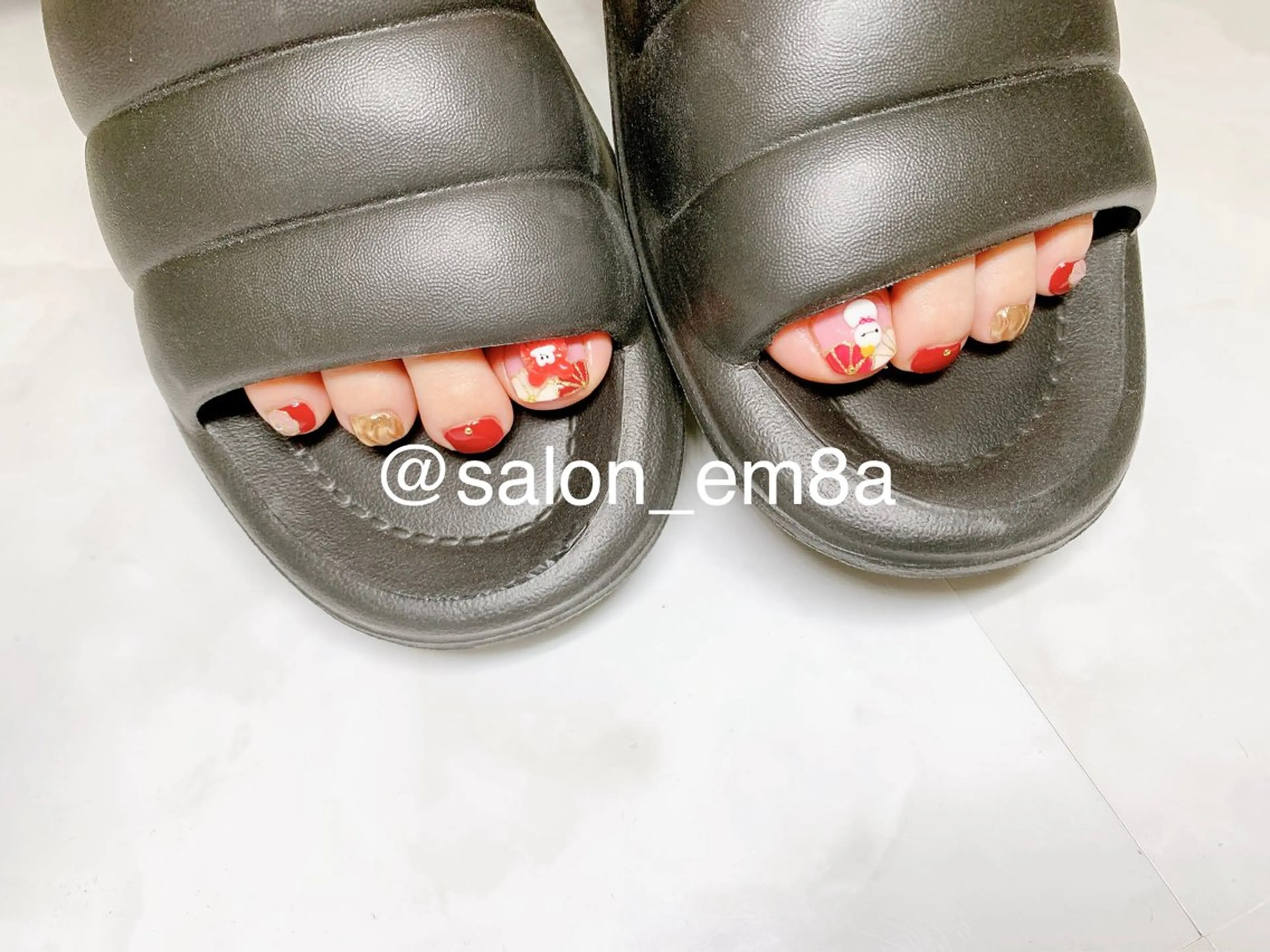 ネイル フットネイル ジェルネイル salon EM&A emiのネイルデザイン