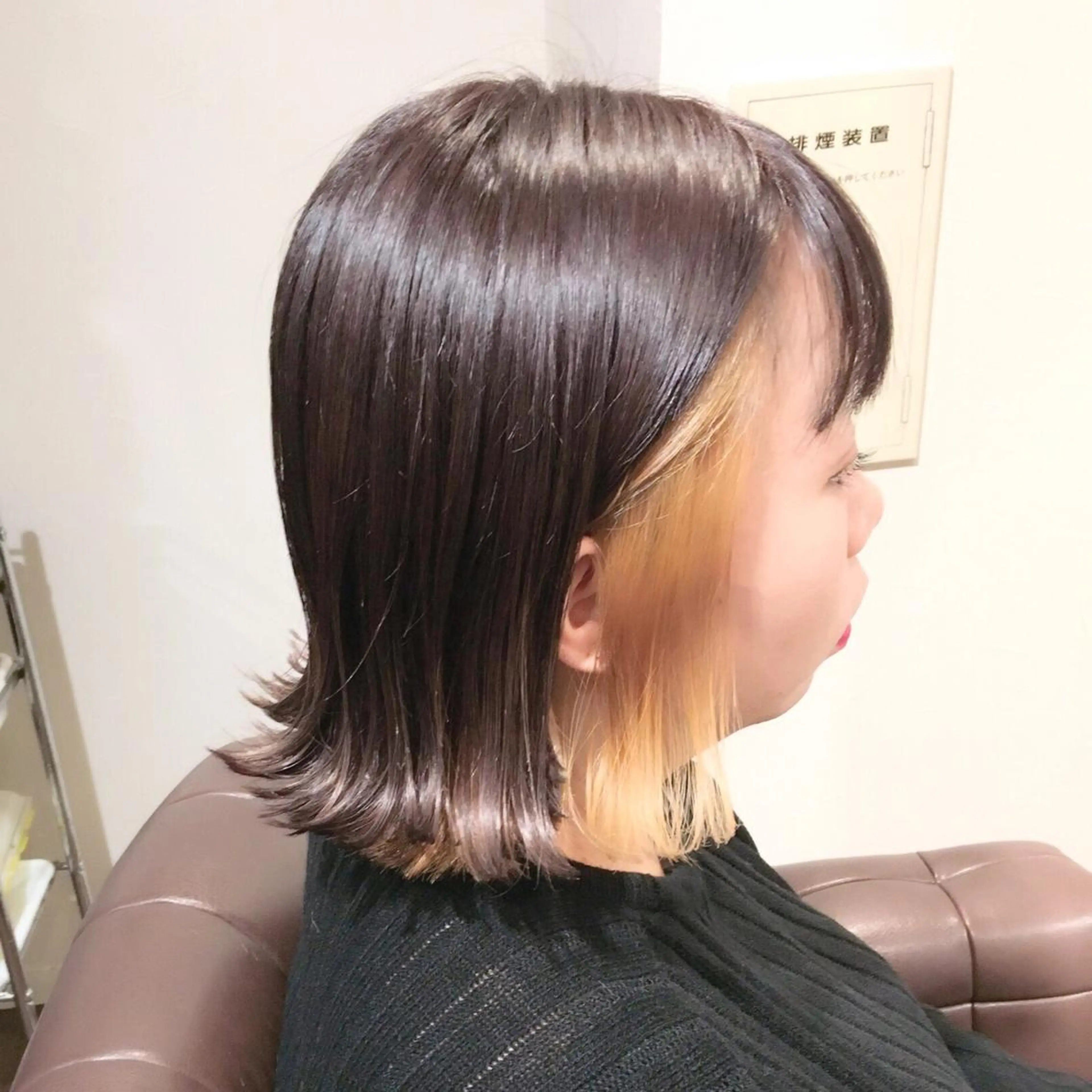 ショート カラー ヘアアレンジ インナーカラー As hair所属・柔らか垢抜けｶﾗｰと ｶｯﾄ🫧ASUKAのヘアスタイル
