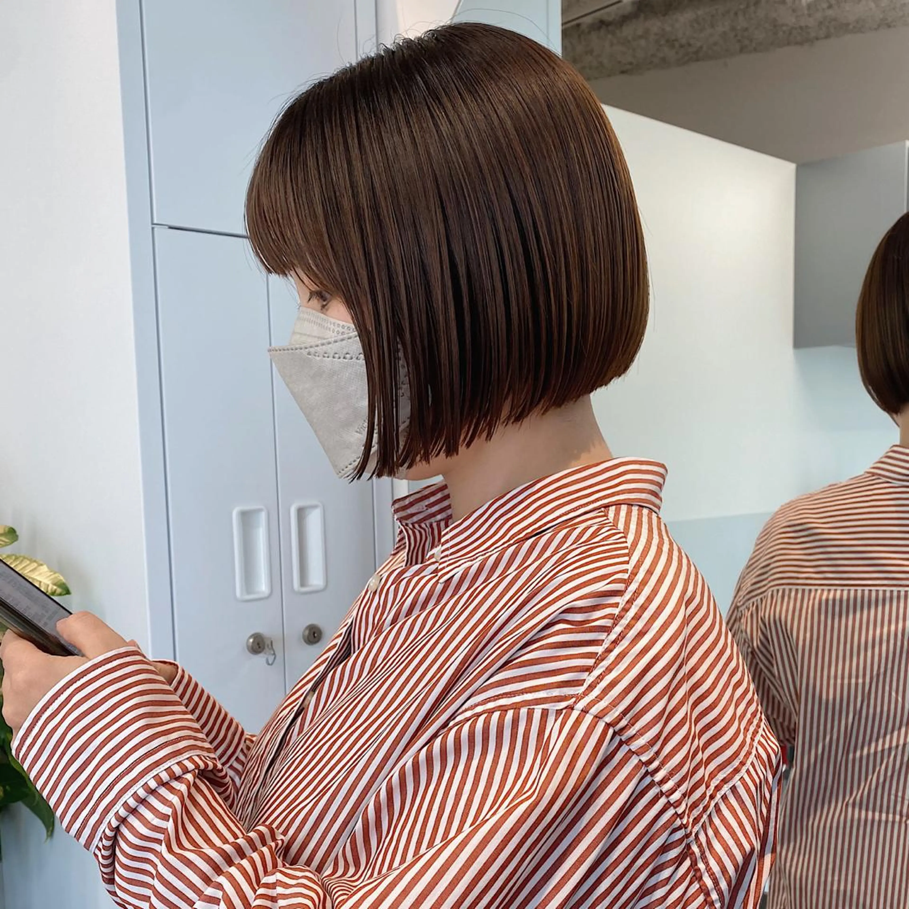 ショート カラー ヘアアレンジ ブリーチなしカラー/ 髪質改善/寺門束のヘアスタイル