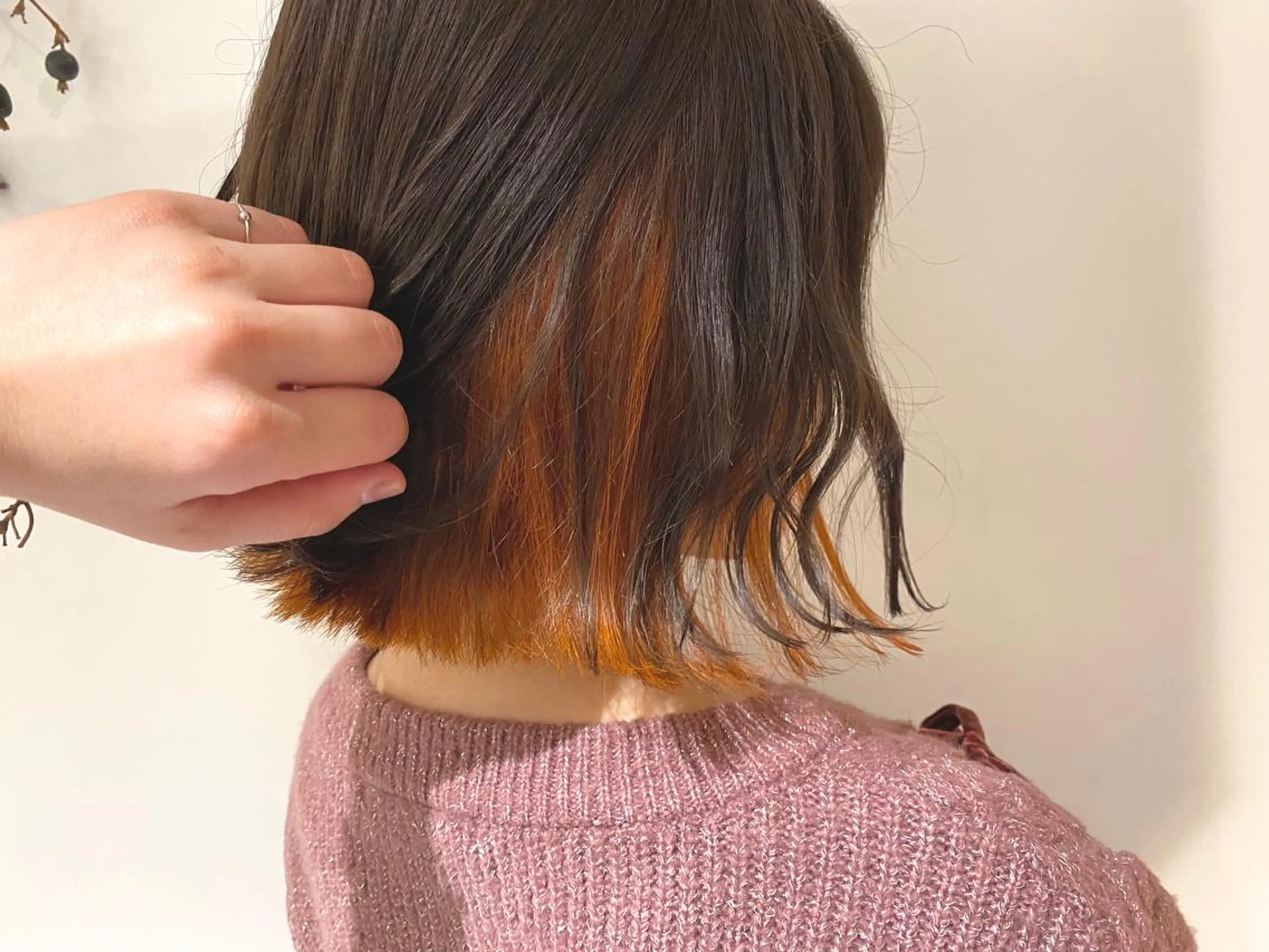 ミディアム ベージュ指名No1 加賀詩織のヘアスタイル