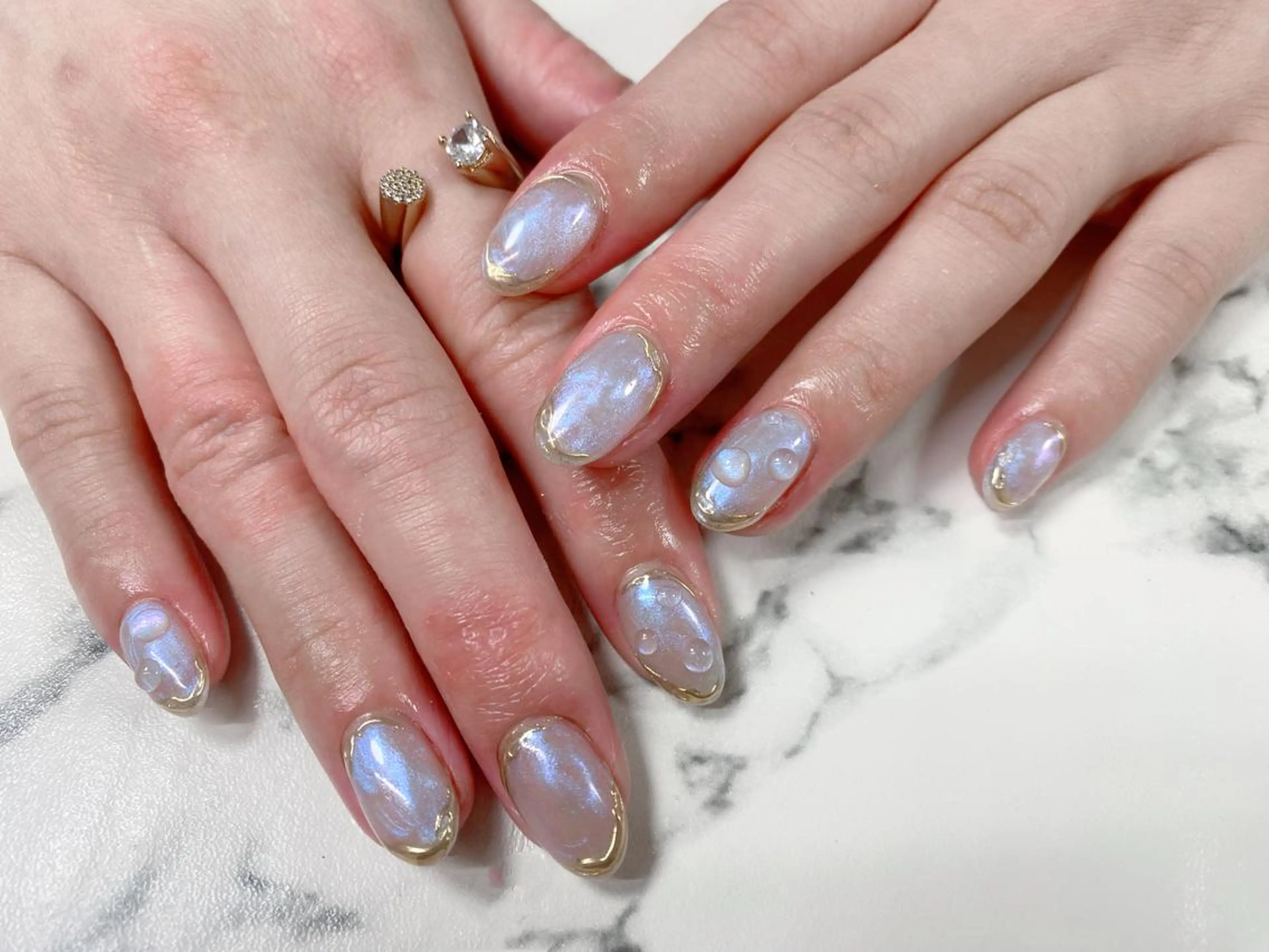 ロング カラー ネイル Q Free nailsのネイルデザイン