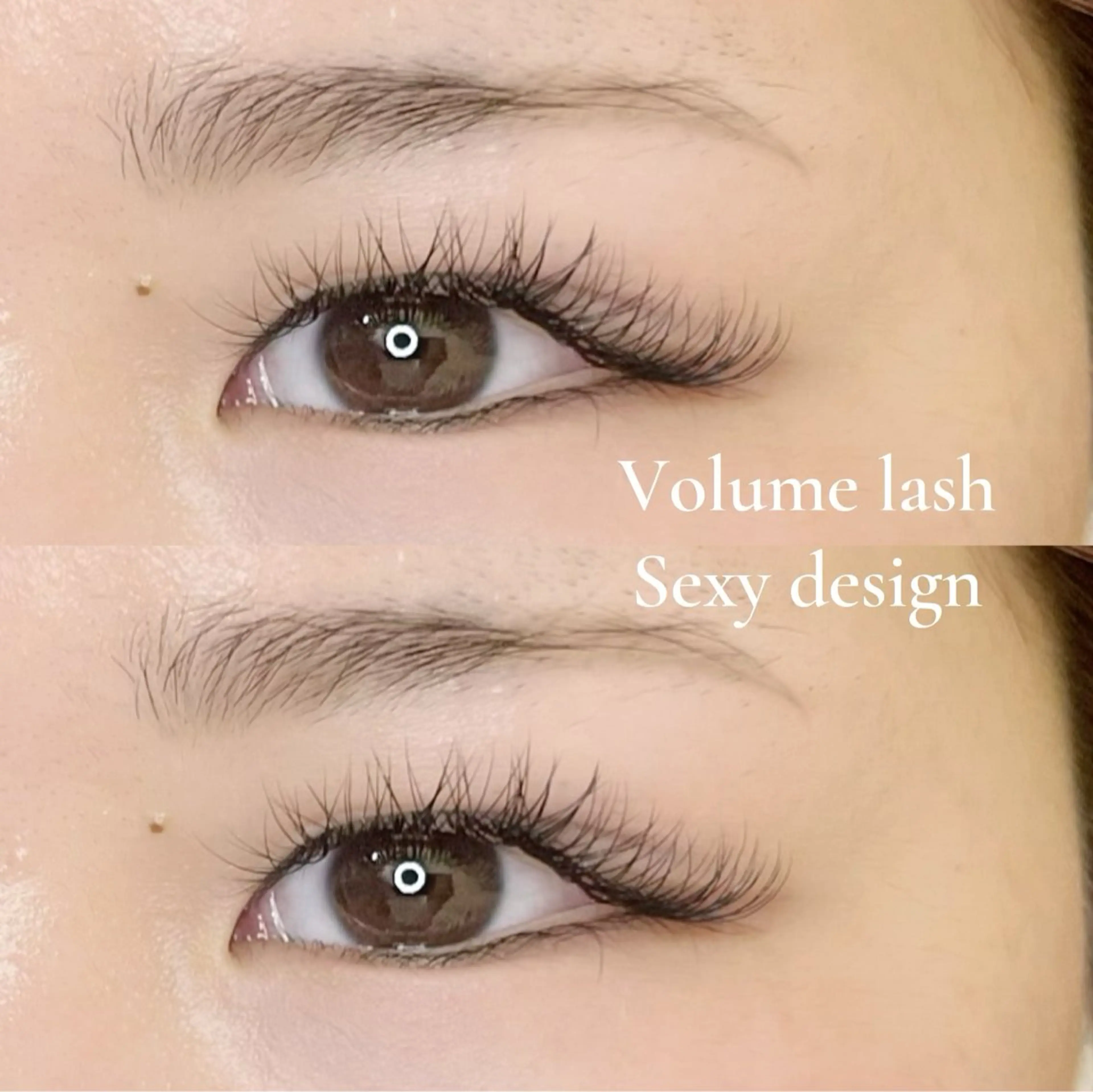 マツエク・マツパ Dカール セーブル ボリュームラッシュ Luana anriのマツエク・マツパデザイン