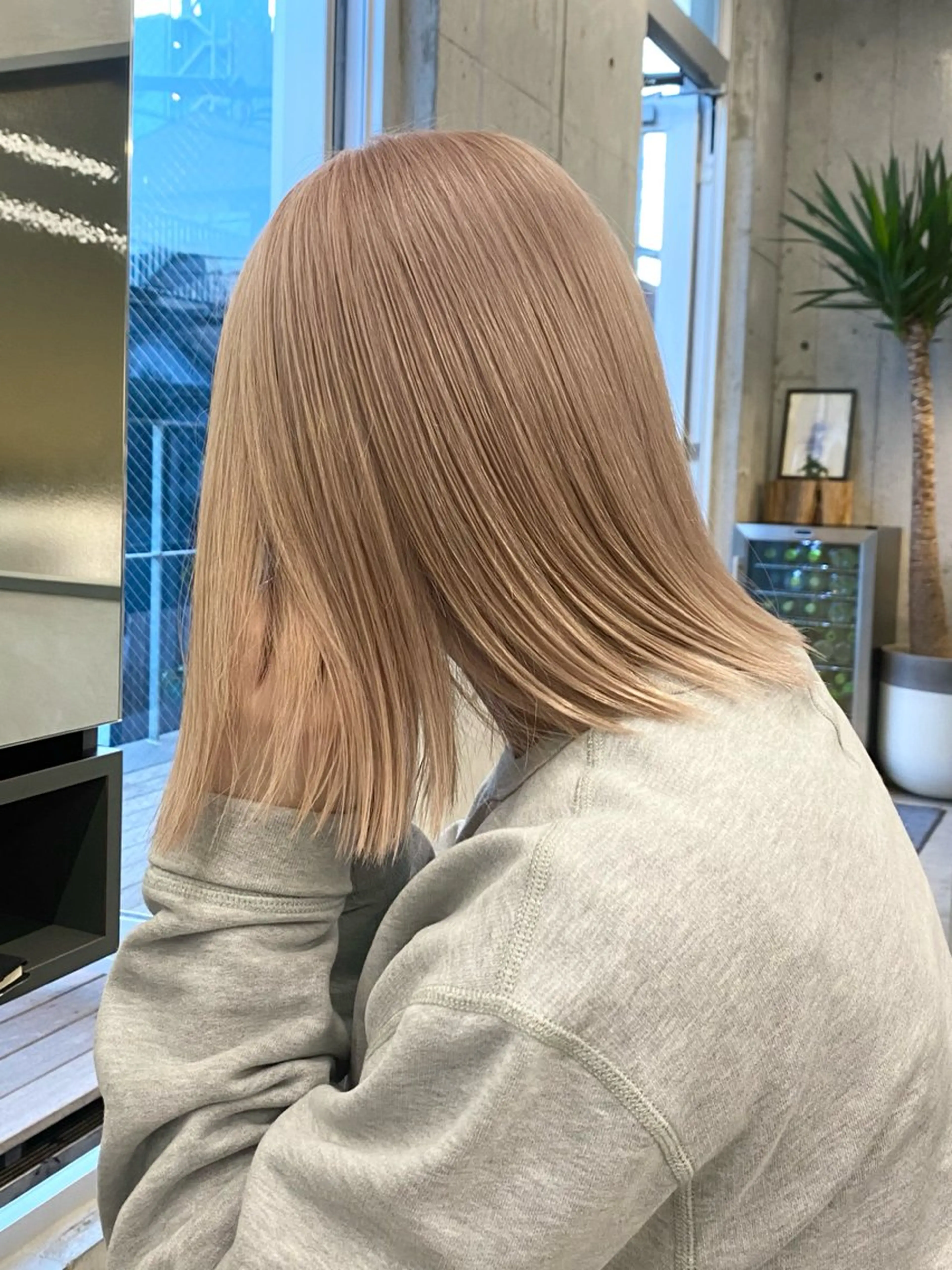 ミディアム カラー カット ヘアカラー 村田 りょうやのヘアスタイル