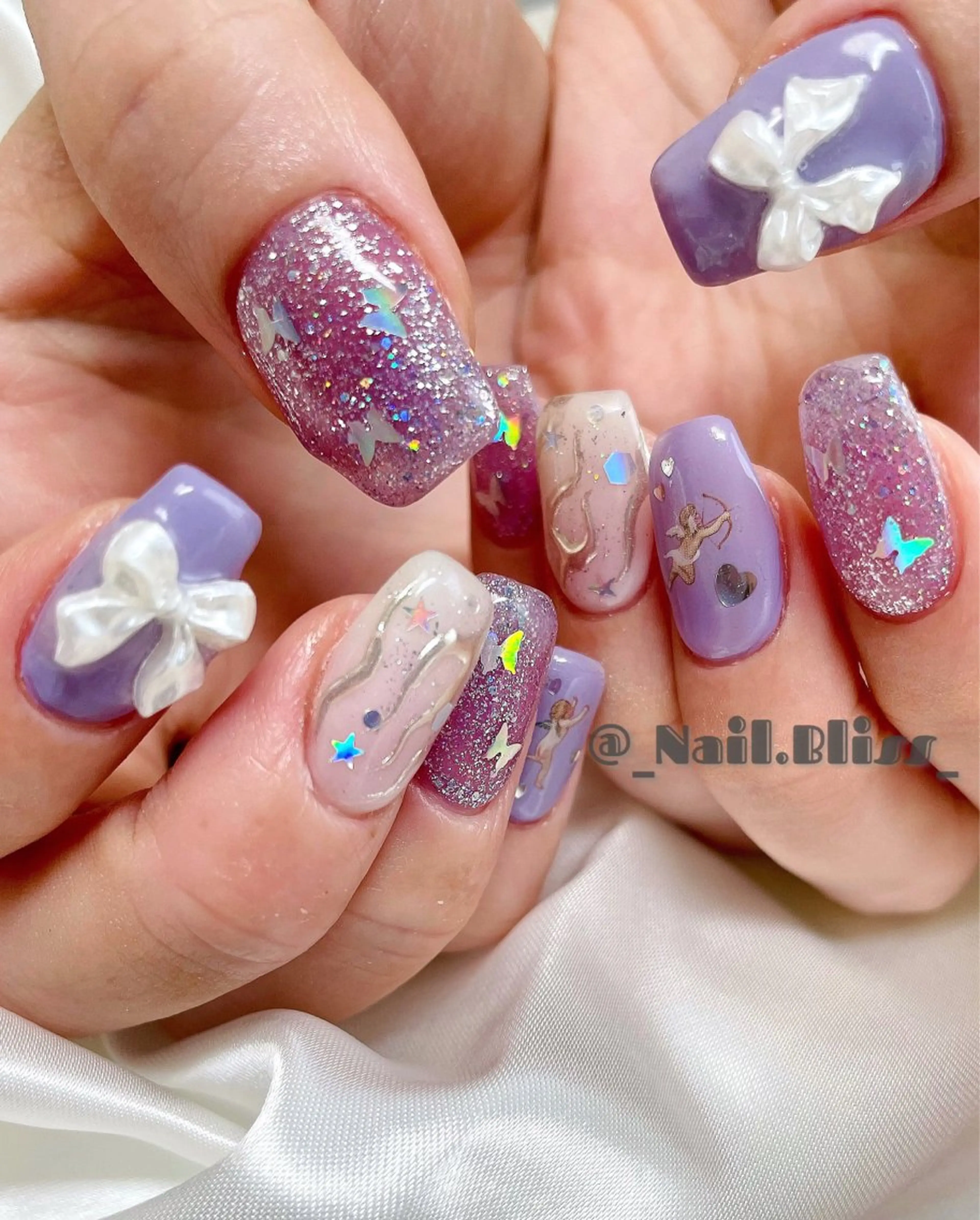 ネイル 持ち込み ハンドネイル NAIL BLISSのネイルデザイン