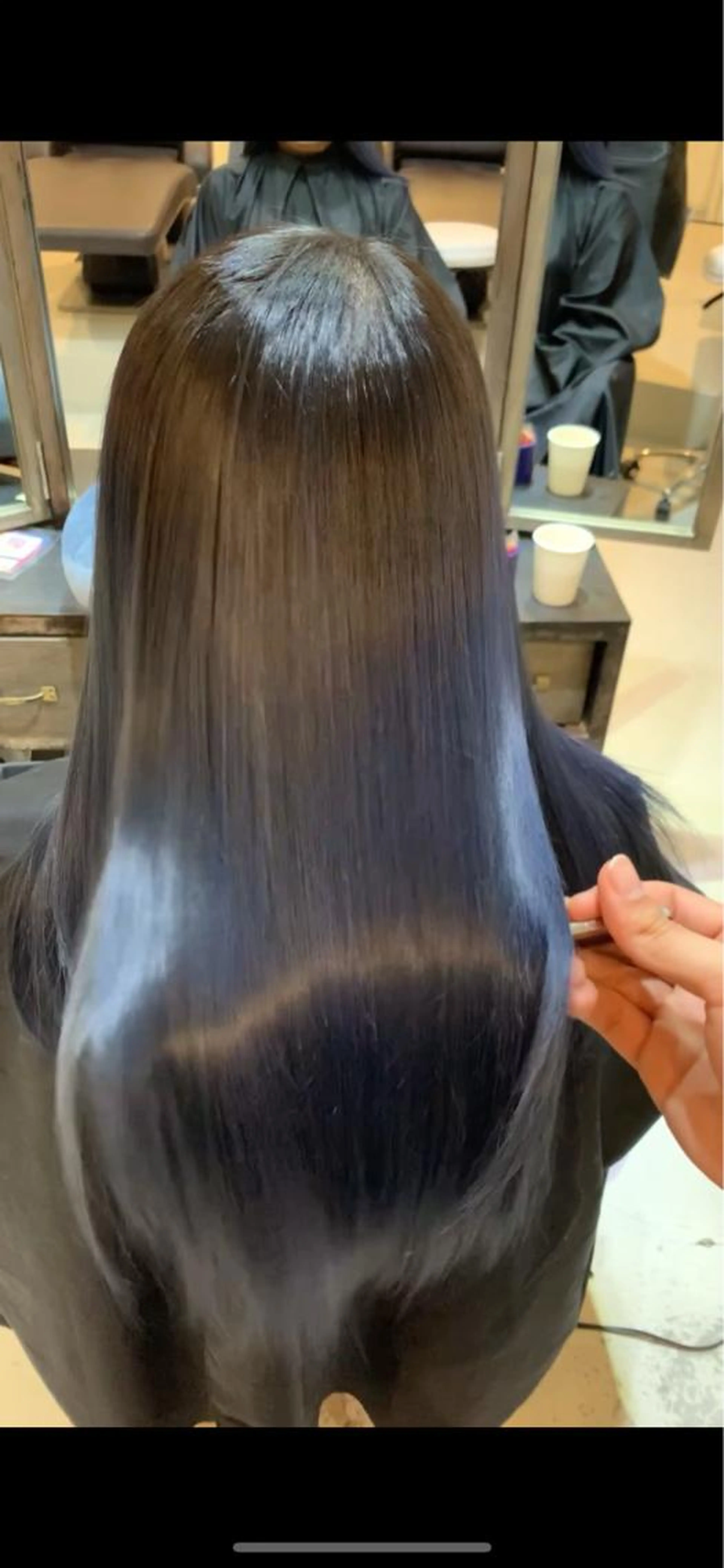 髪質改善カラー+トリートメントの写真