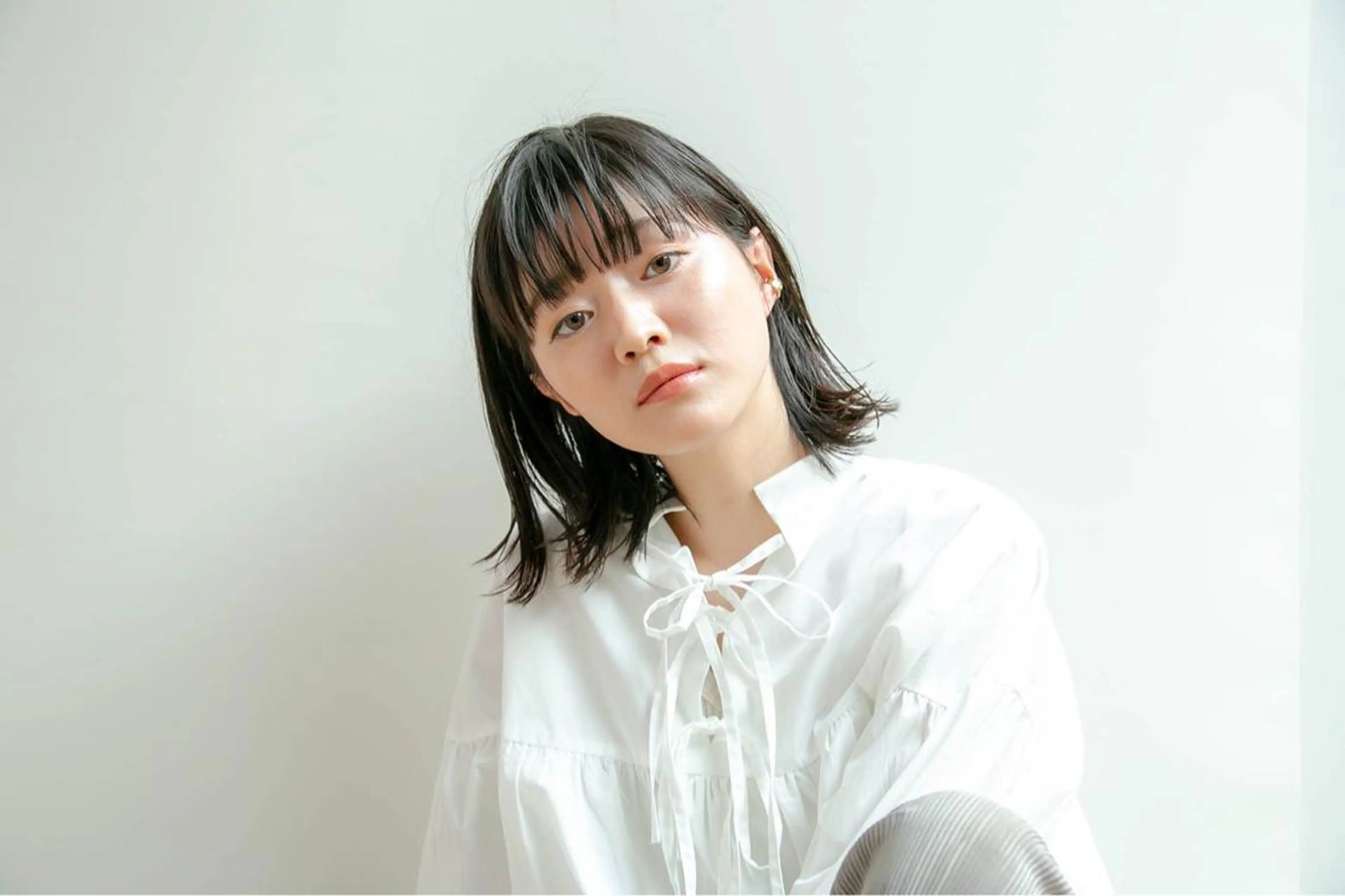 ミディアム ショート/縮毛矯正 紺野紘三のヘアスタイル