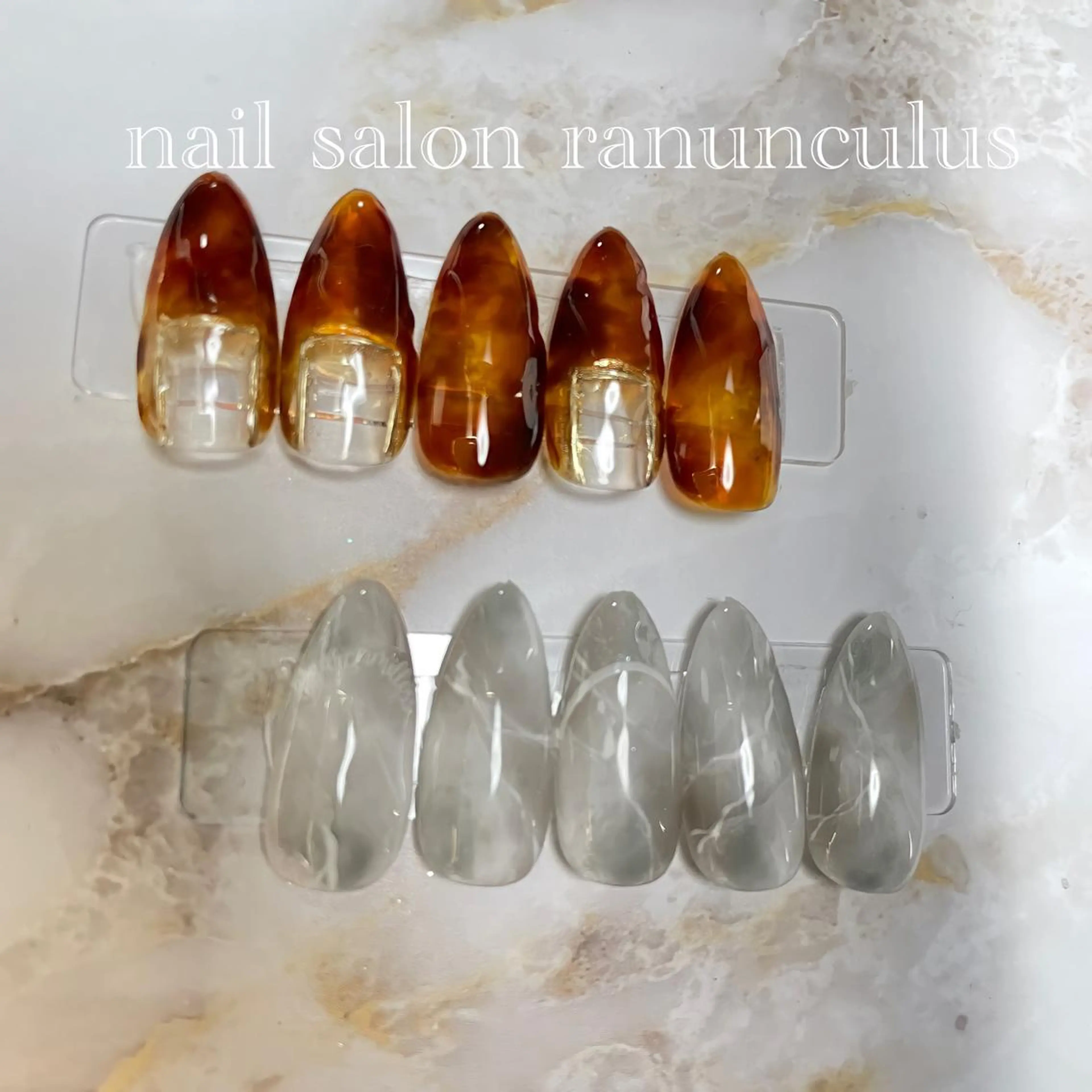 ネイル ハンドネイル nailsalon ranunculusのネイルデザイン