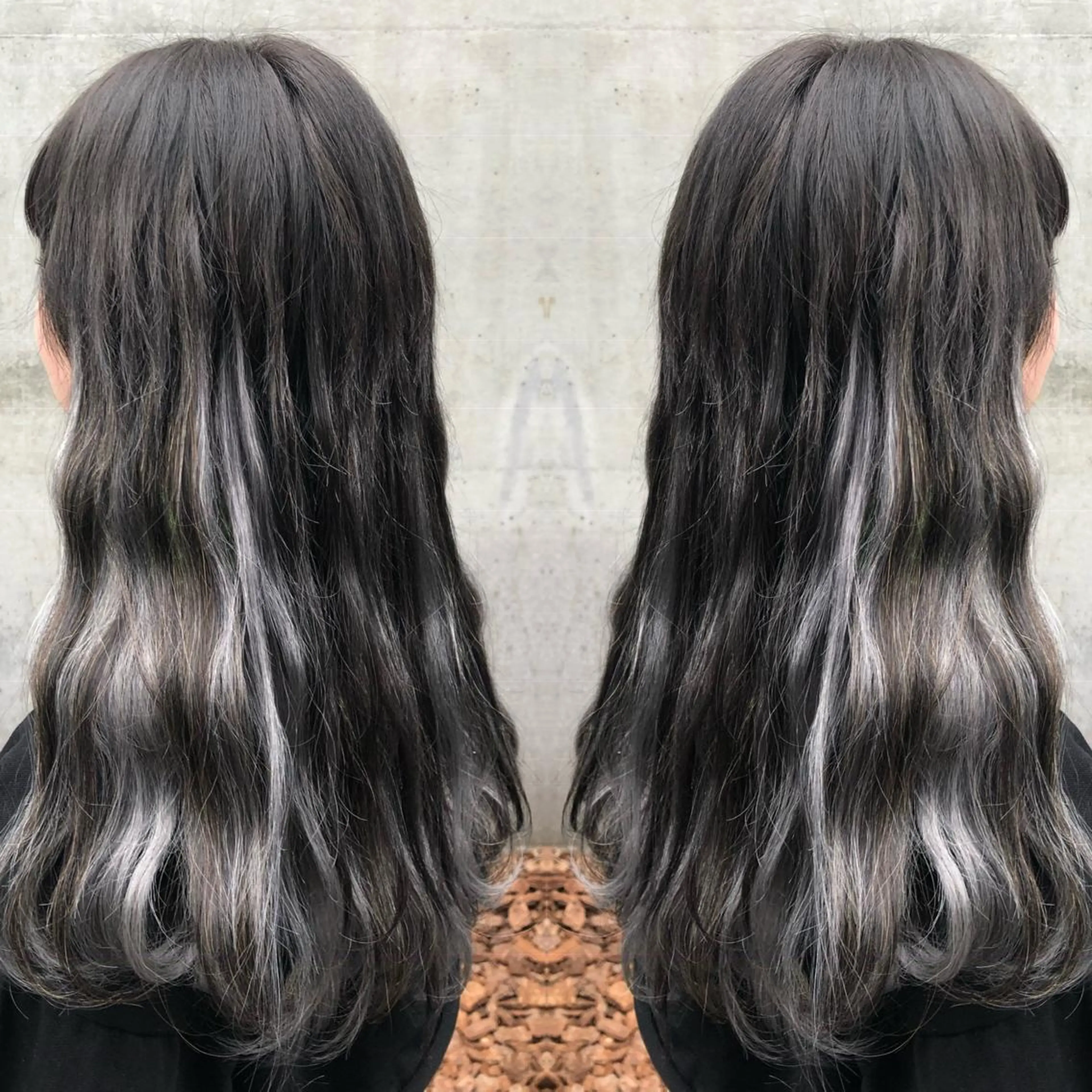 ロング カラー カット ヘアカラー エクステ ヘアセット 韓国ヘア🤍髪質改善 🇰🇷AKANEのヘアスタイル