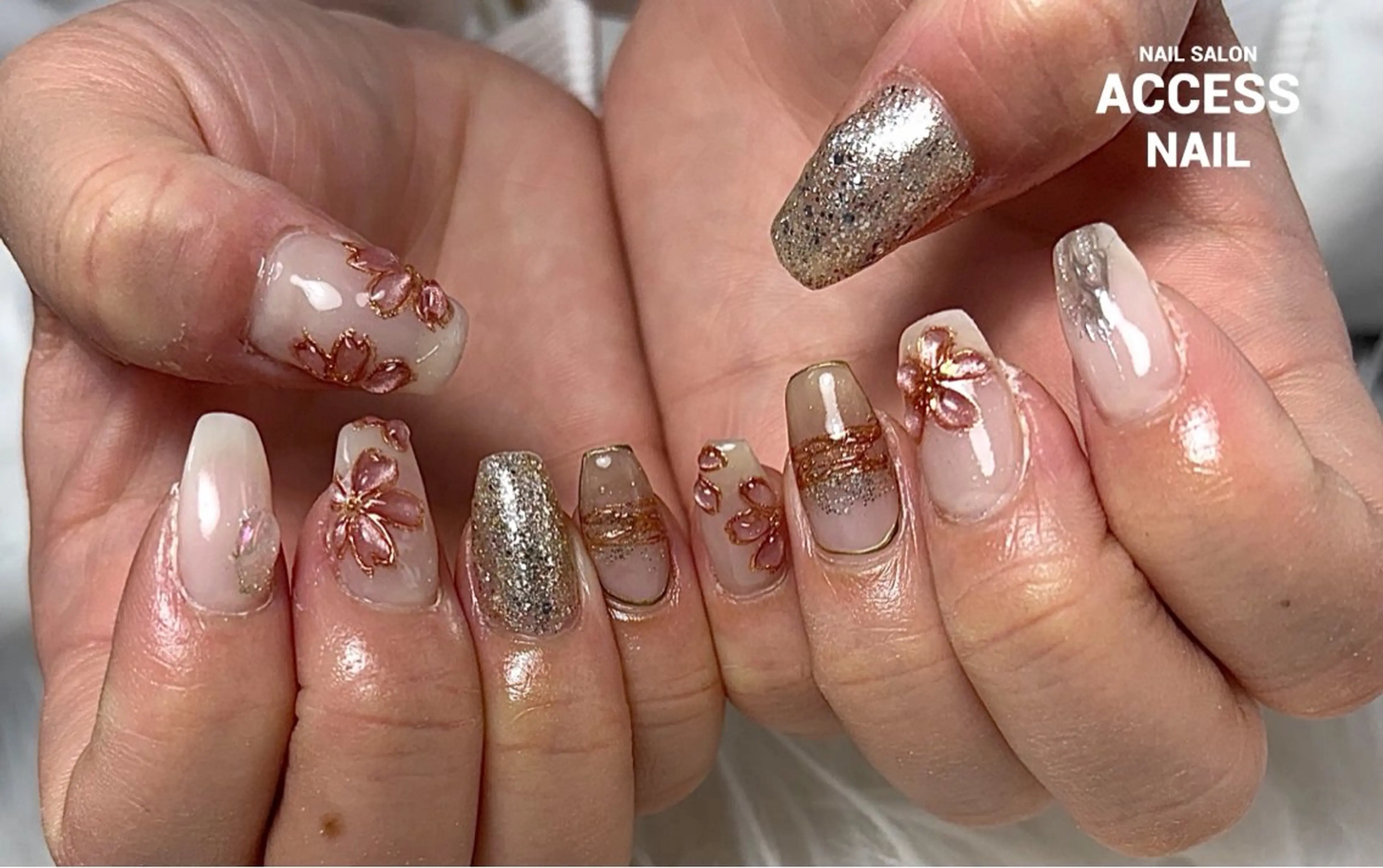 ネイル access nailのネイルデザイン