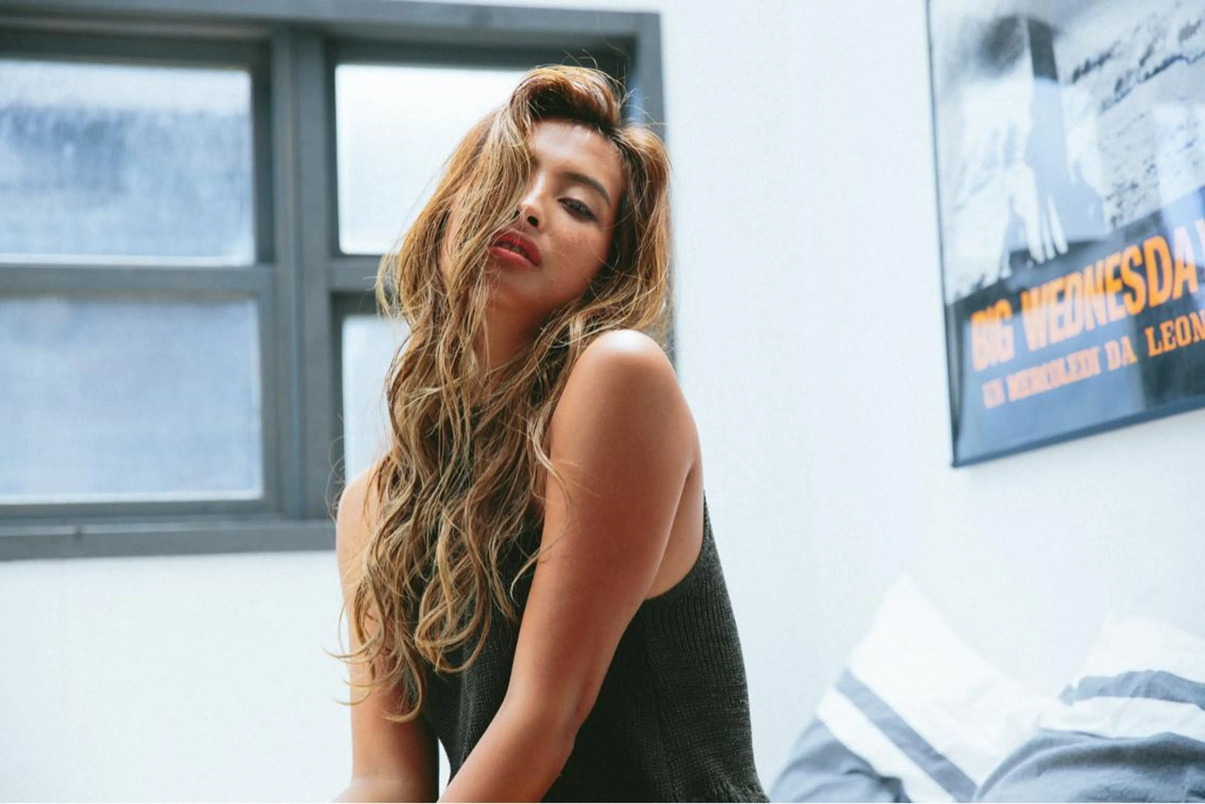 セミロング 外国人風カラー カット ヘアカラー トリートメント 所渉/韓国レイヤー /ウルフカットのヘアスタイル