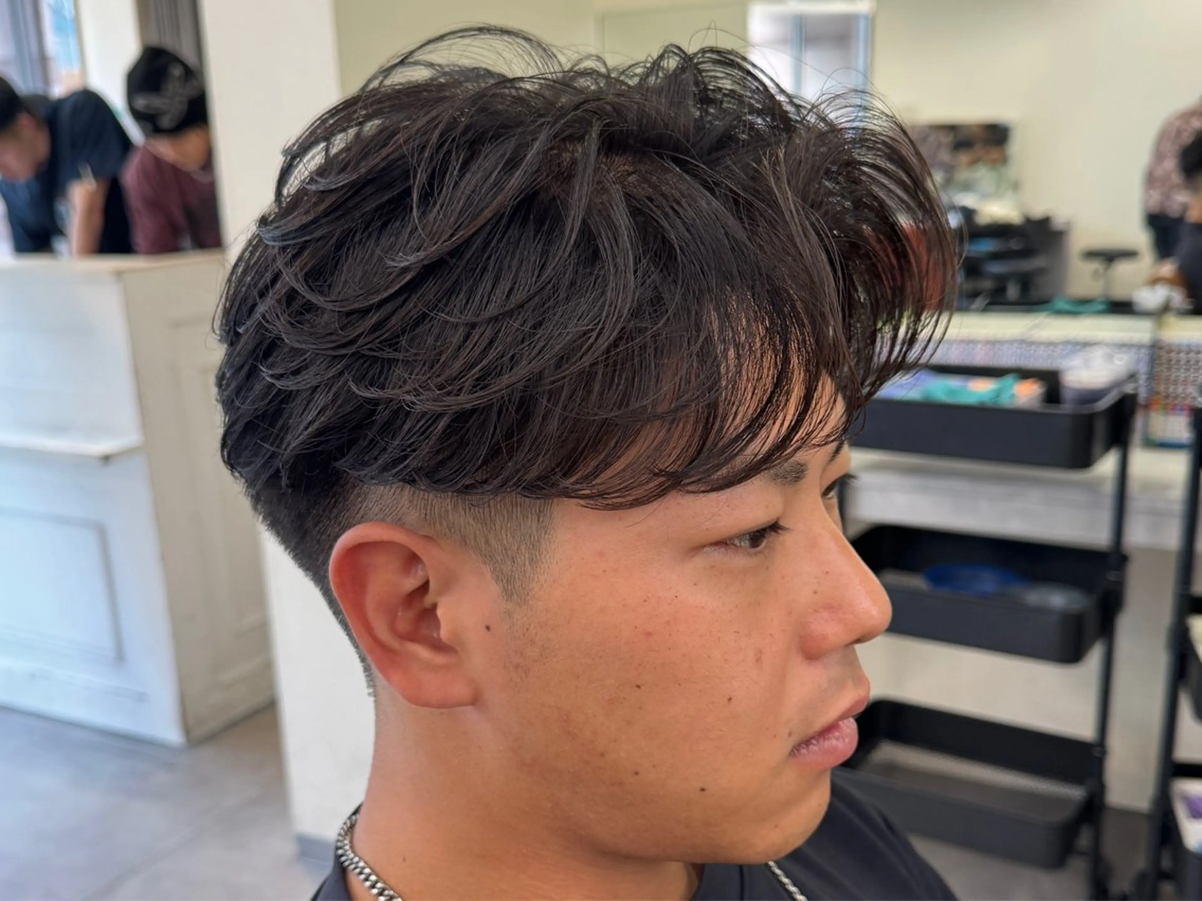 パーマ メンズ 京都駅/メンズサロン 山田司のヘアスタイル