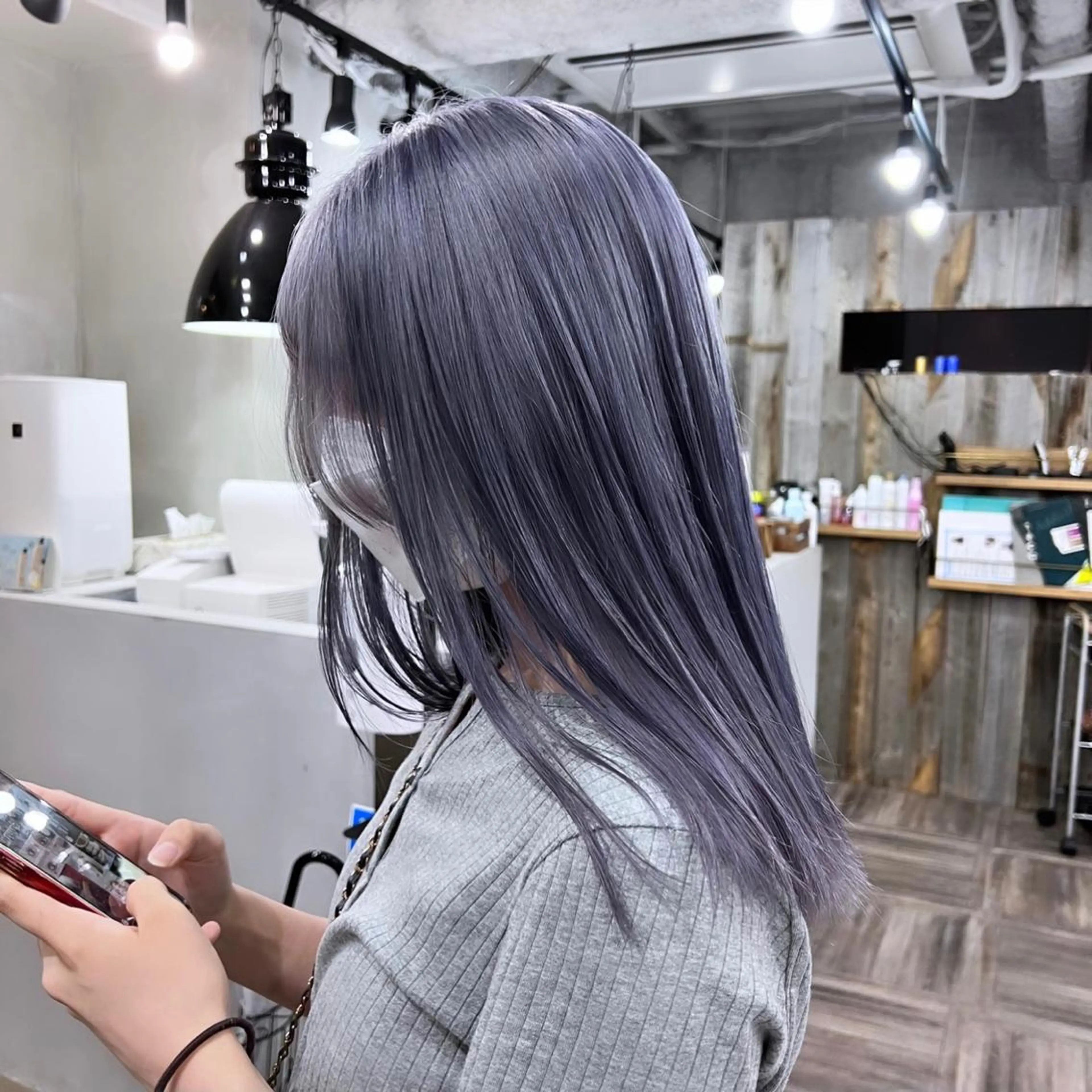 セミロング ヘアカラー Pe Pe所属・🌕PePe　菅 タイシ🌕のヘアスタイル