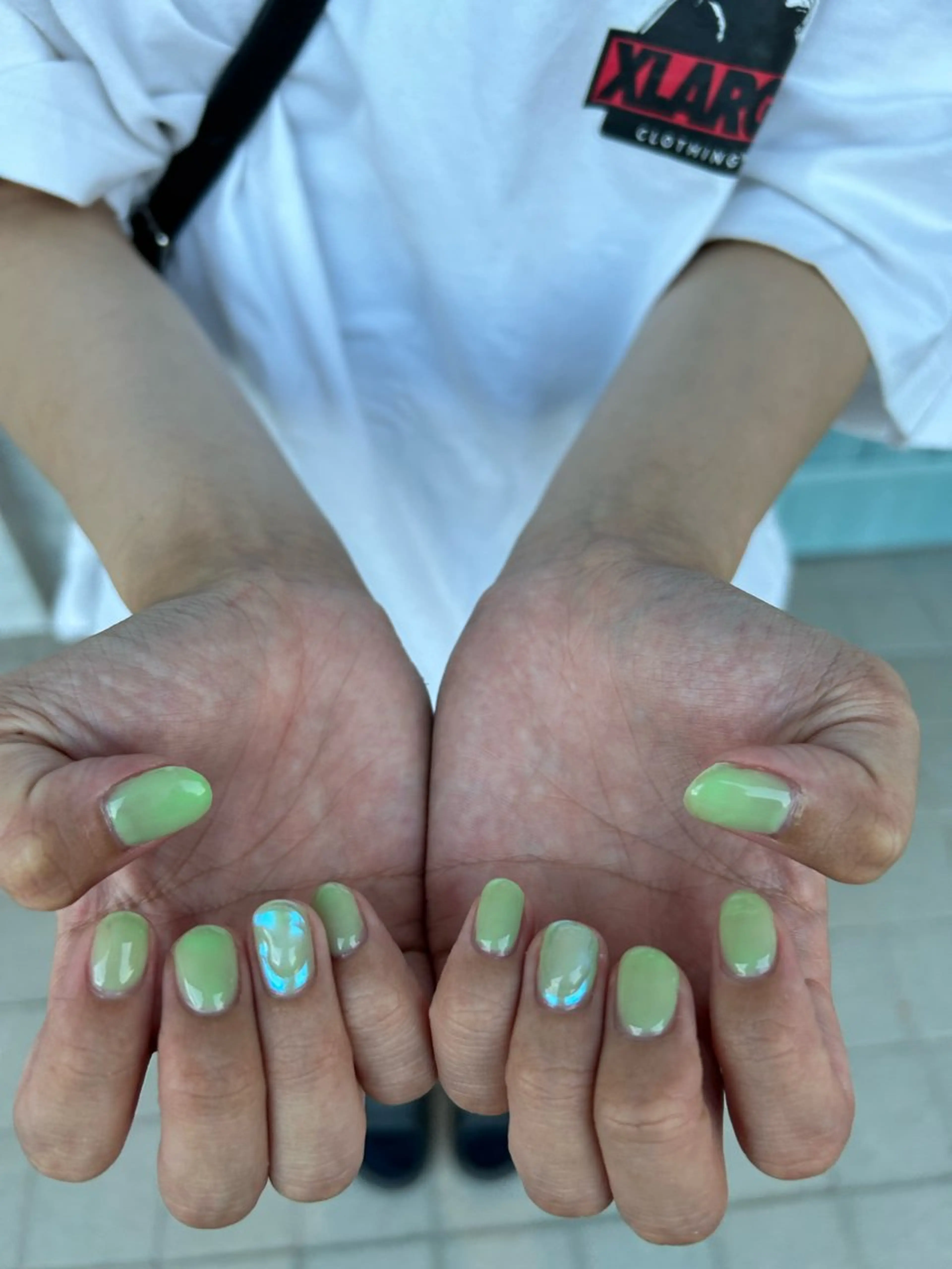 ネイル 氷ネイル・うるうるネイル 大山 なつみのネイルデザイン