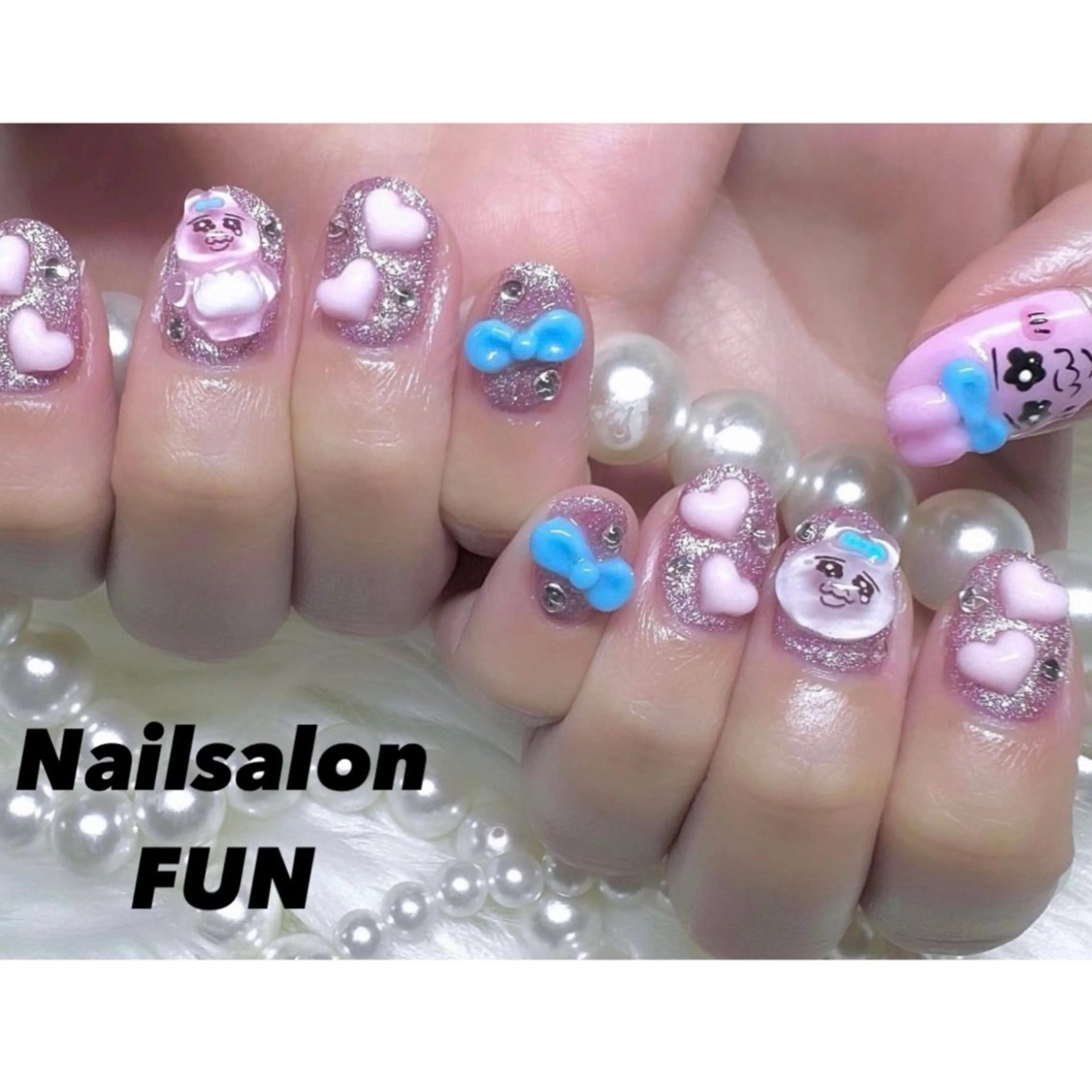 ネイル アートネイル ハンドネイル Nailsalon FUN🌈のネイルデザイン