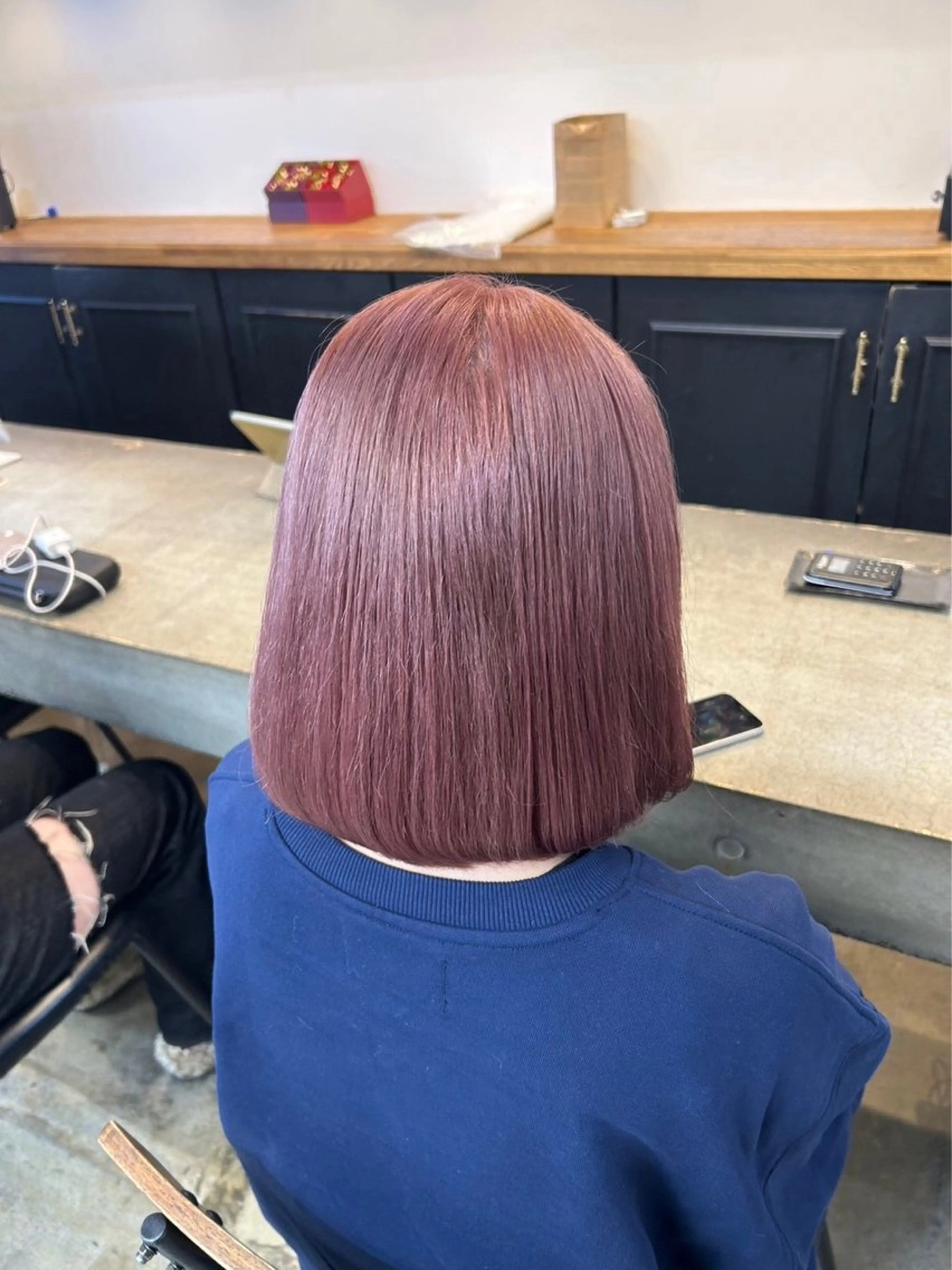 ミディアム 🥀モテ暖色× エクステ🥀あかりのヘアスタイル