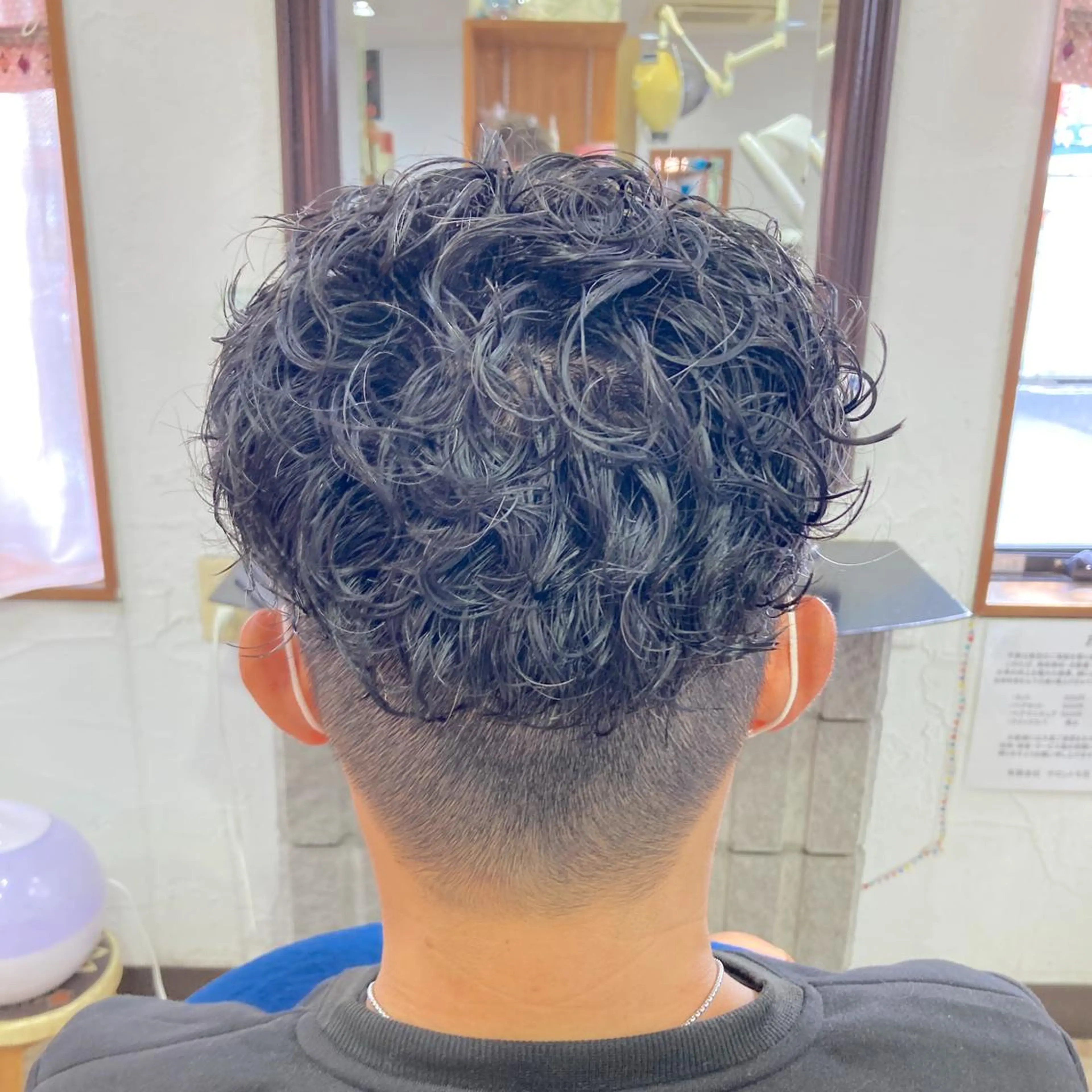 ショート パーマ メンズ メンズパーマ カット パーマ メンズ特化/垣見 隼人のヘアスタイル