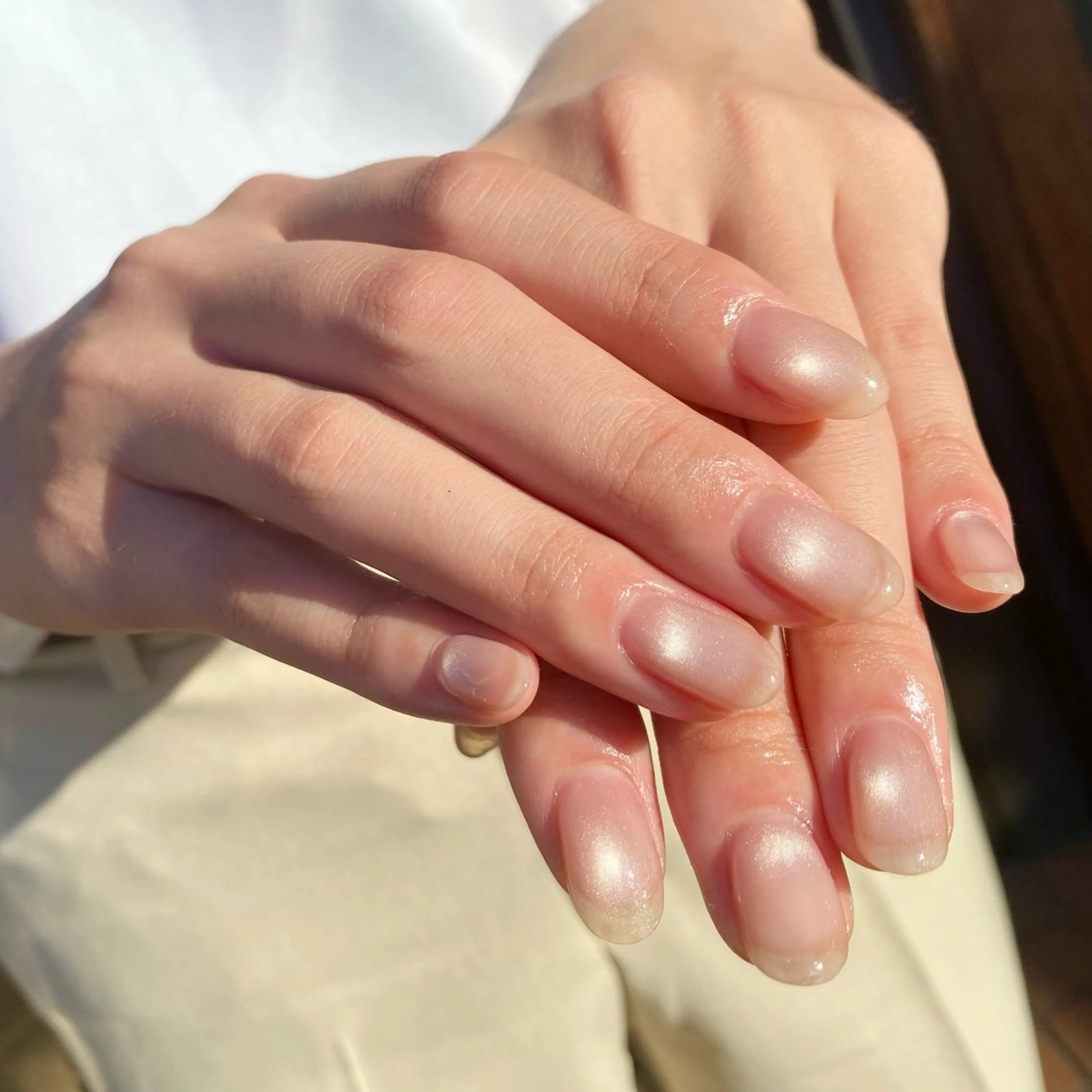 ネイル マグネットネイル マグネットワンカラー ワンカラーネイル Genie＊ Mionaのネイルデザイン