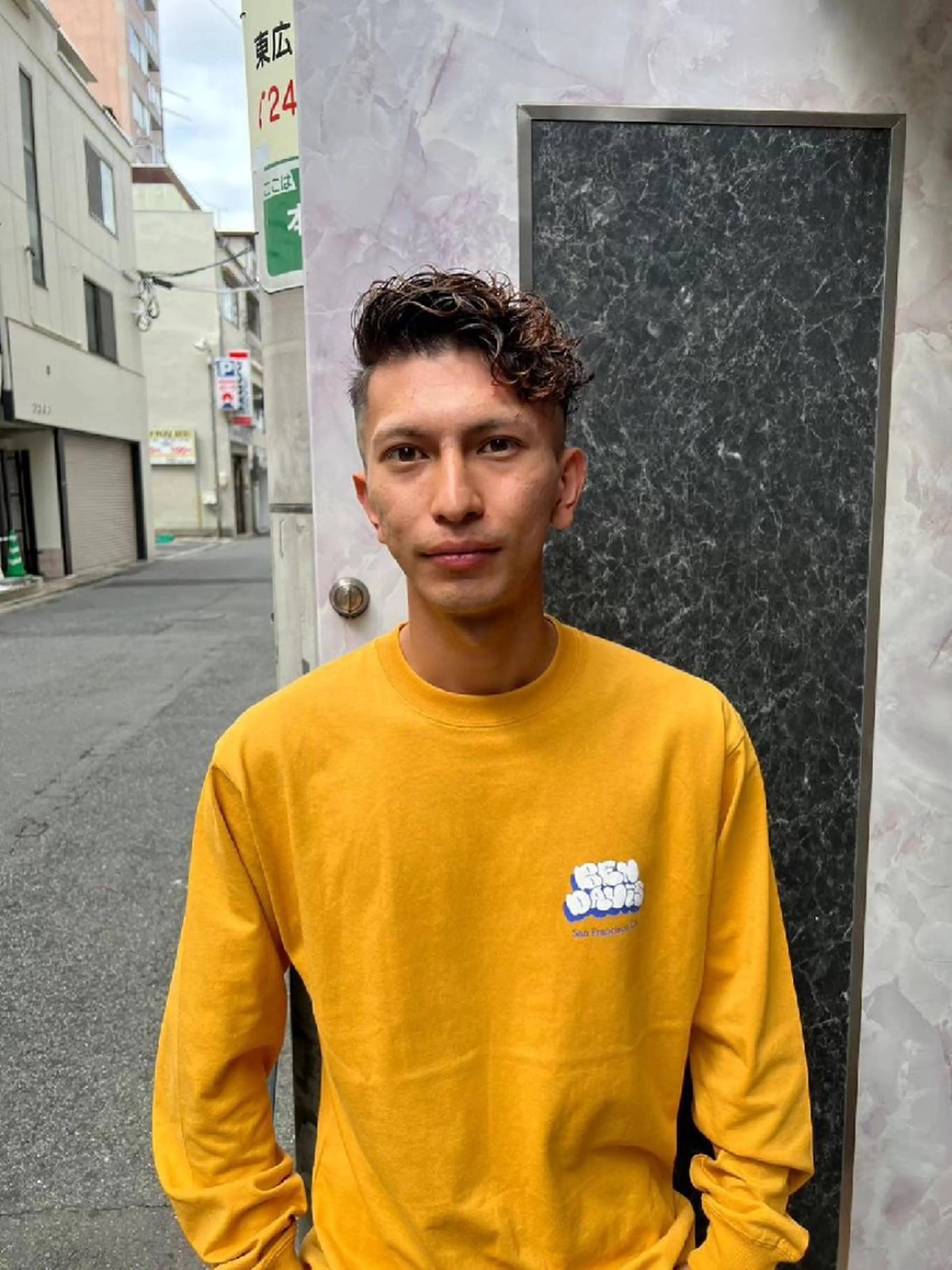 パーマ メンズ シェリー淀屋橋肥後橋店所属・韓国風/ハイトーン sherryのヘアスタイル